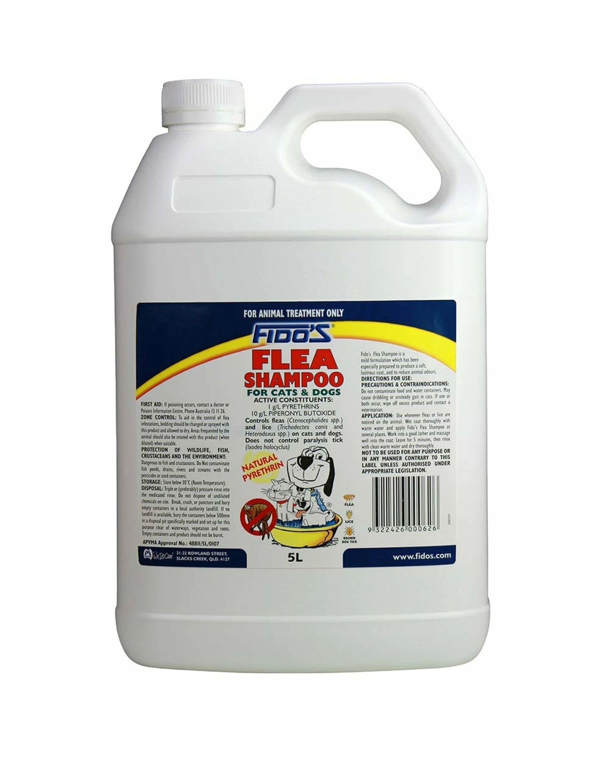 1 Fido's Flea Shampoo 5L, 1 of 1