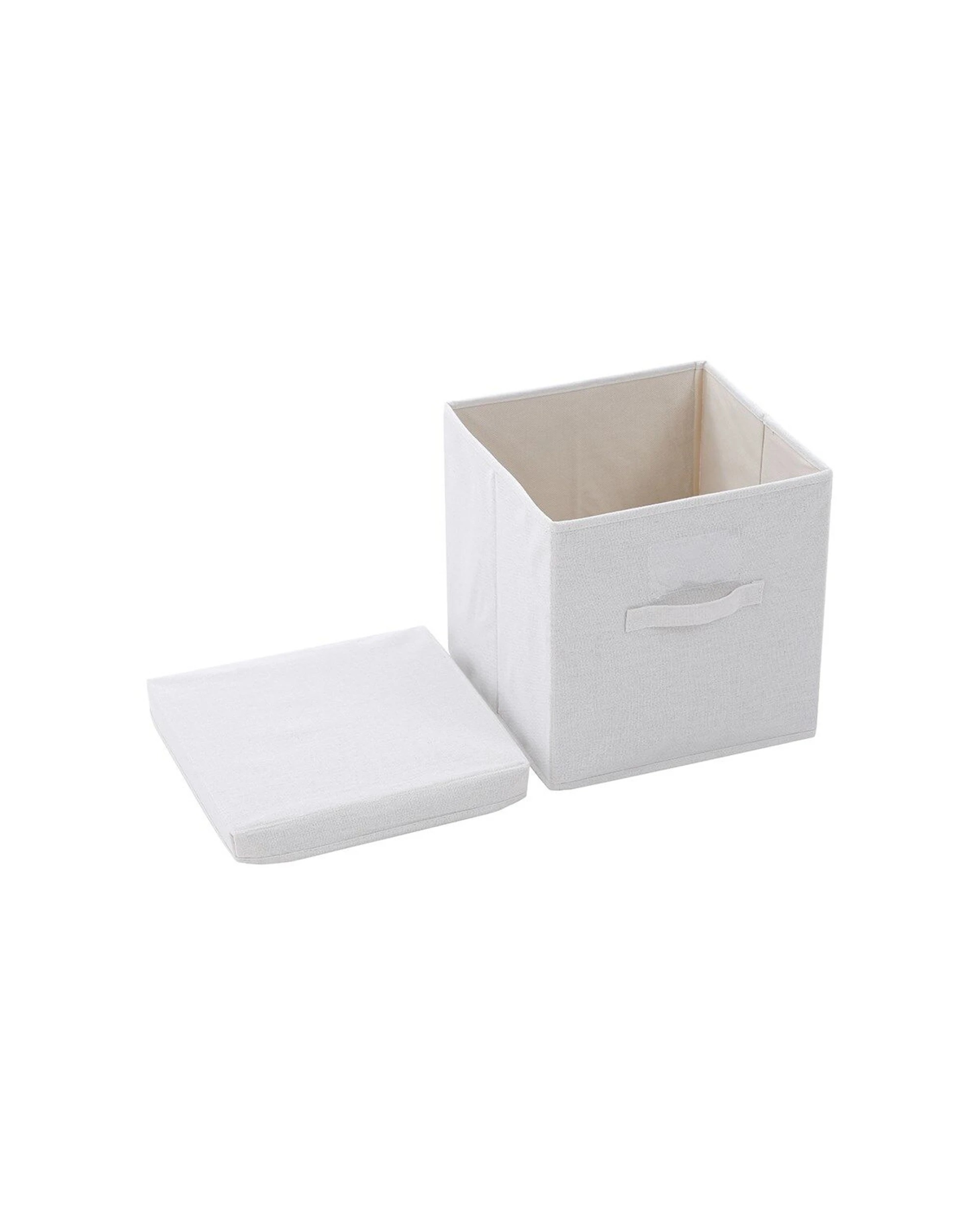 2 Boxsweden Kloset Linen Storage Box - Foldable Storage Cube - 30x30x30cm
 - white, 2 of 5