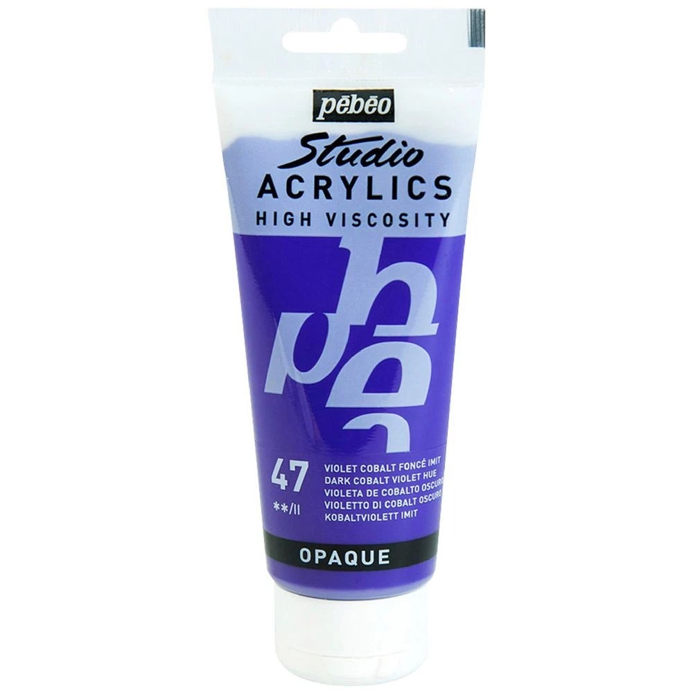 1 Pebeo Studio Acrylic Paint 100mL Cobalt Violet, 1 of 2
