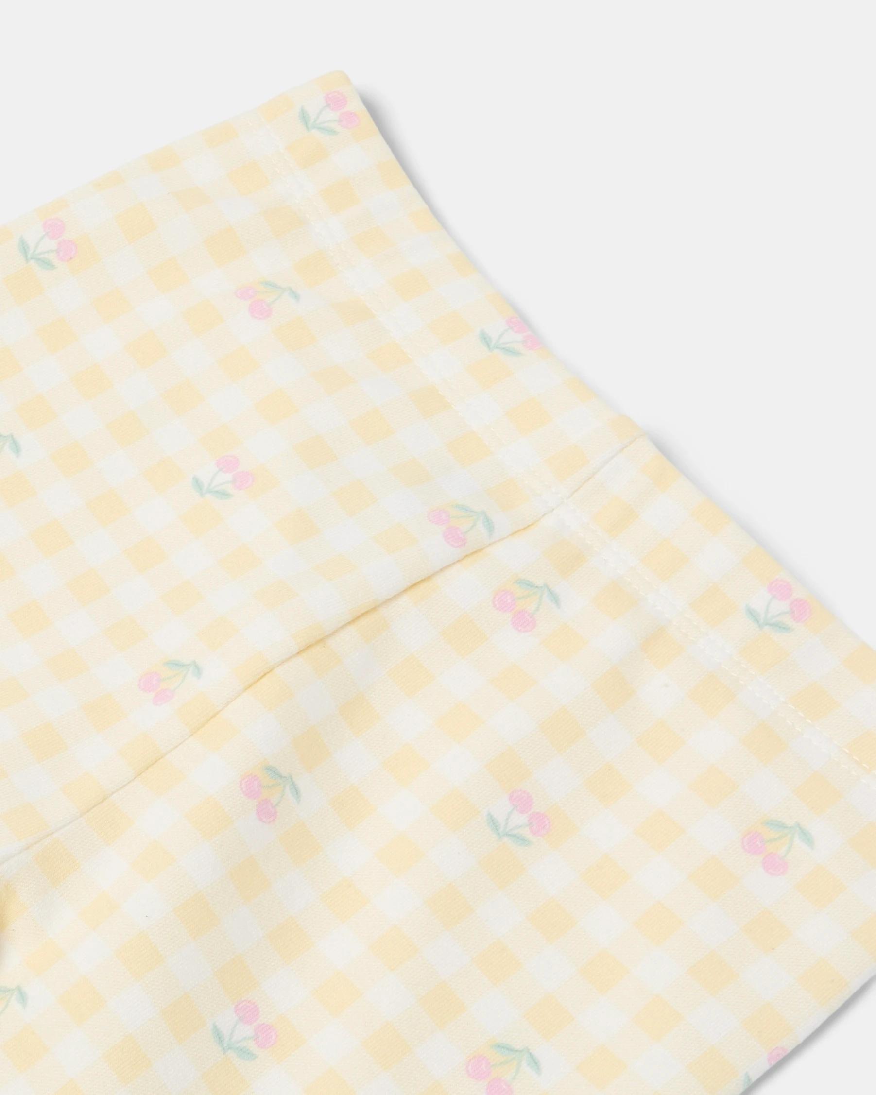 8 3 Pack Print Leggings Gingham, 8 of 8