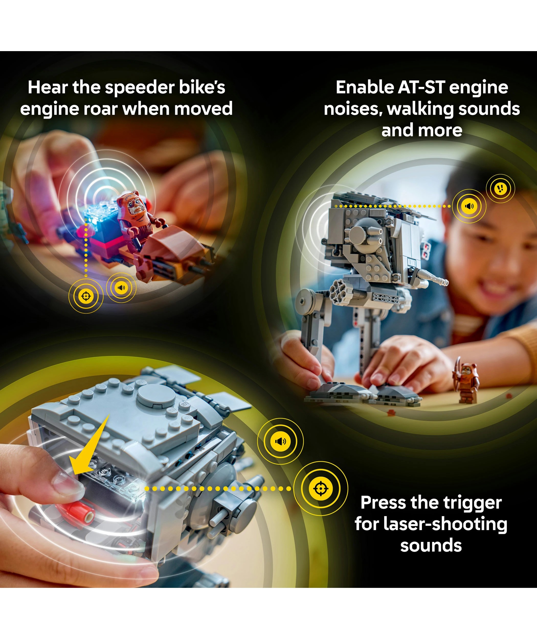 8 LEGO Star Wars SMART Play: AT-ST Attack on Endor 75424, 8 of 11