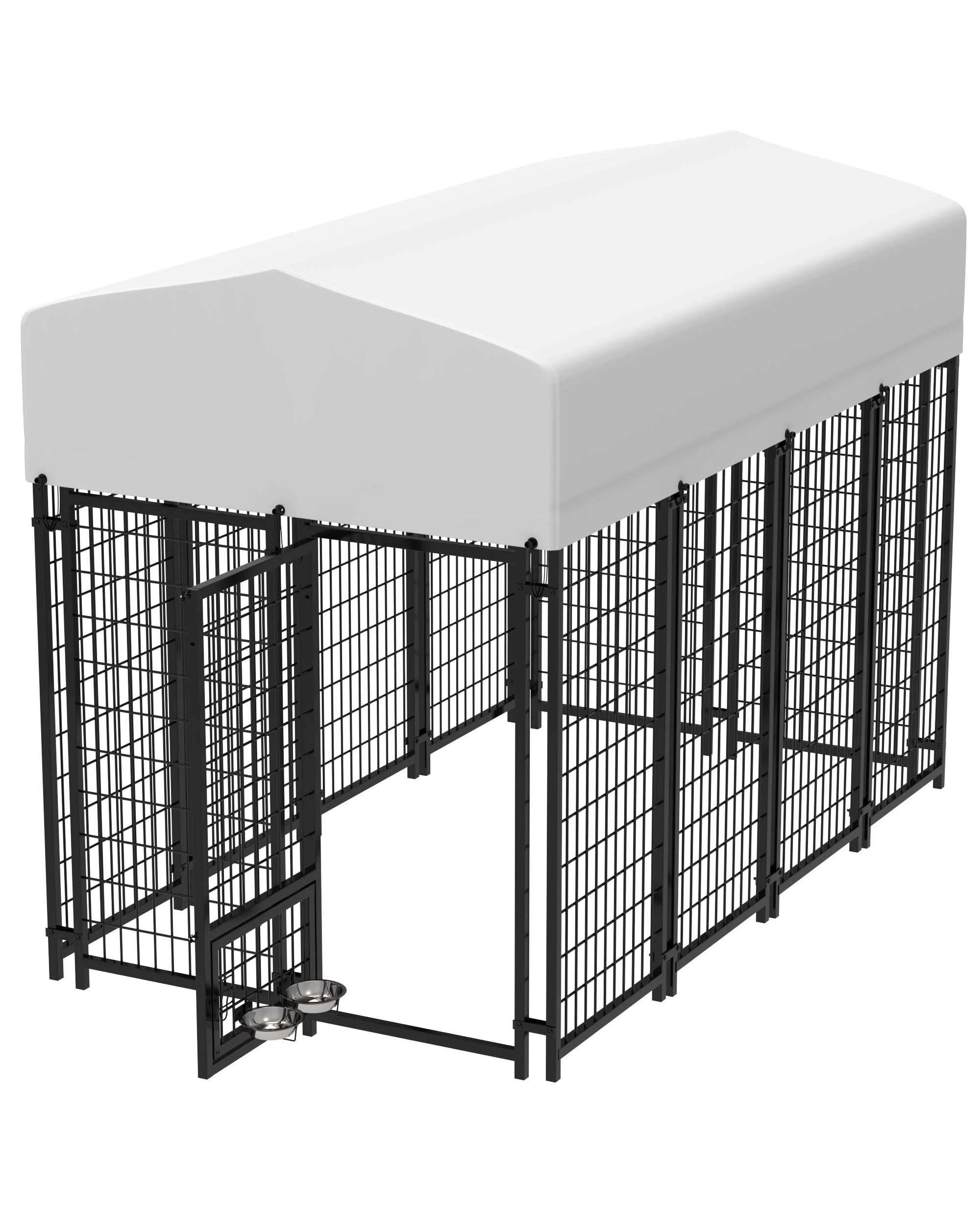 7 Advwin 2.4M Dog Kennel Large House Pet Run Cage Outdoor Enclosure, 7 of 9