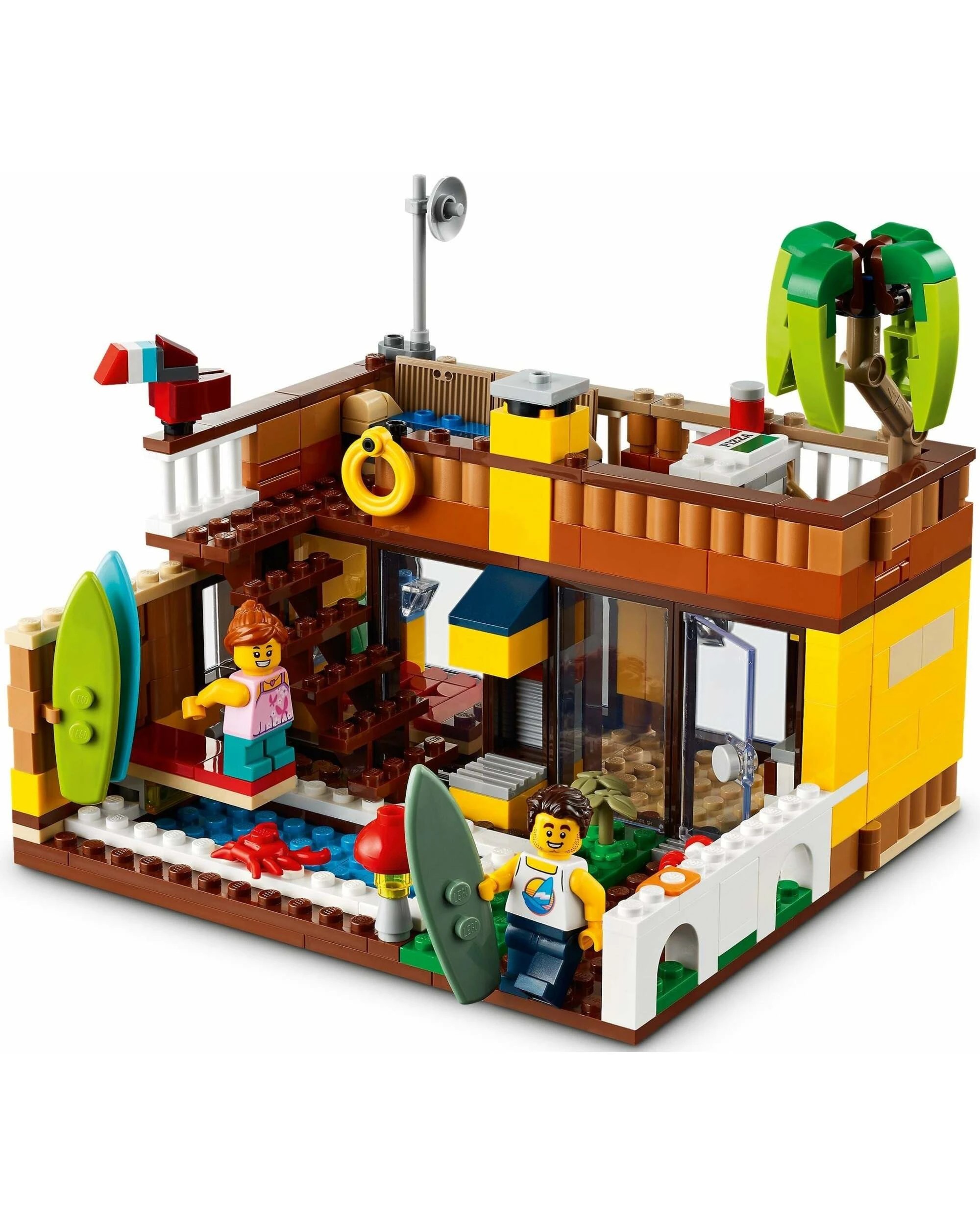 4 LEGO Creator 3 In 1 Surfer Beach House 31118 Dolphin Turtle, 4 of 5