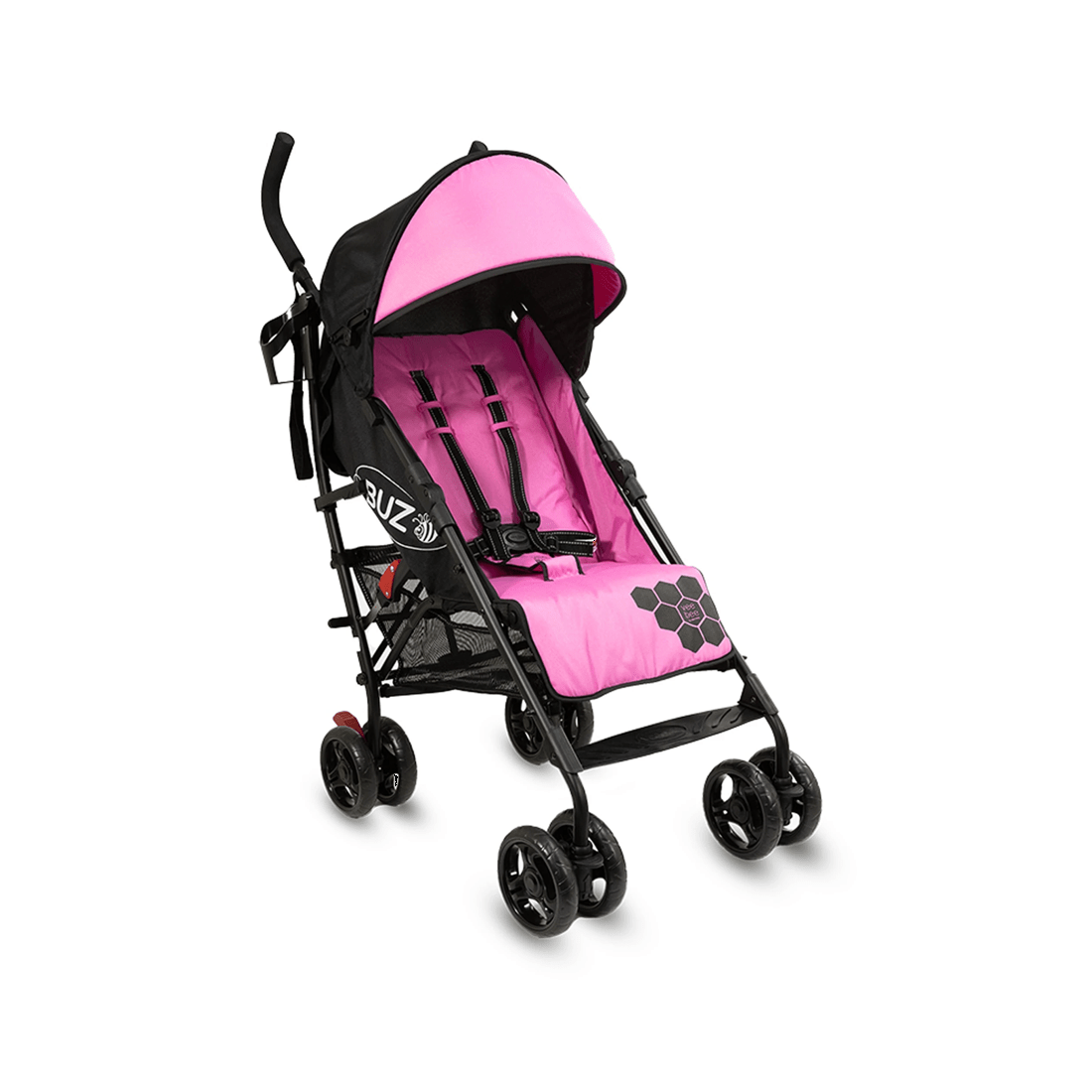 2 Vee Bee 108cm Reclining Foldable Baby Stroller Pram Suitable From Birth Rose Sun Cap
 - Pink, 2 of 3