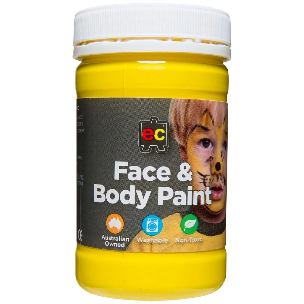 1 Educational Colours Face Paint Yellow 175 mL, 1 of 1