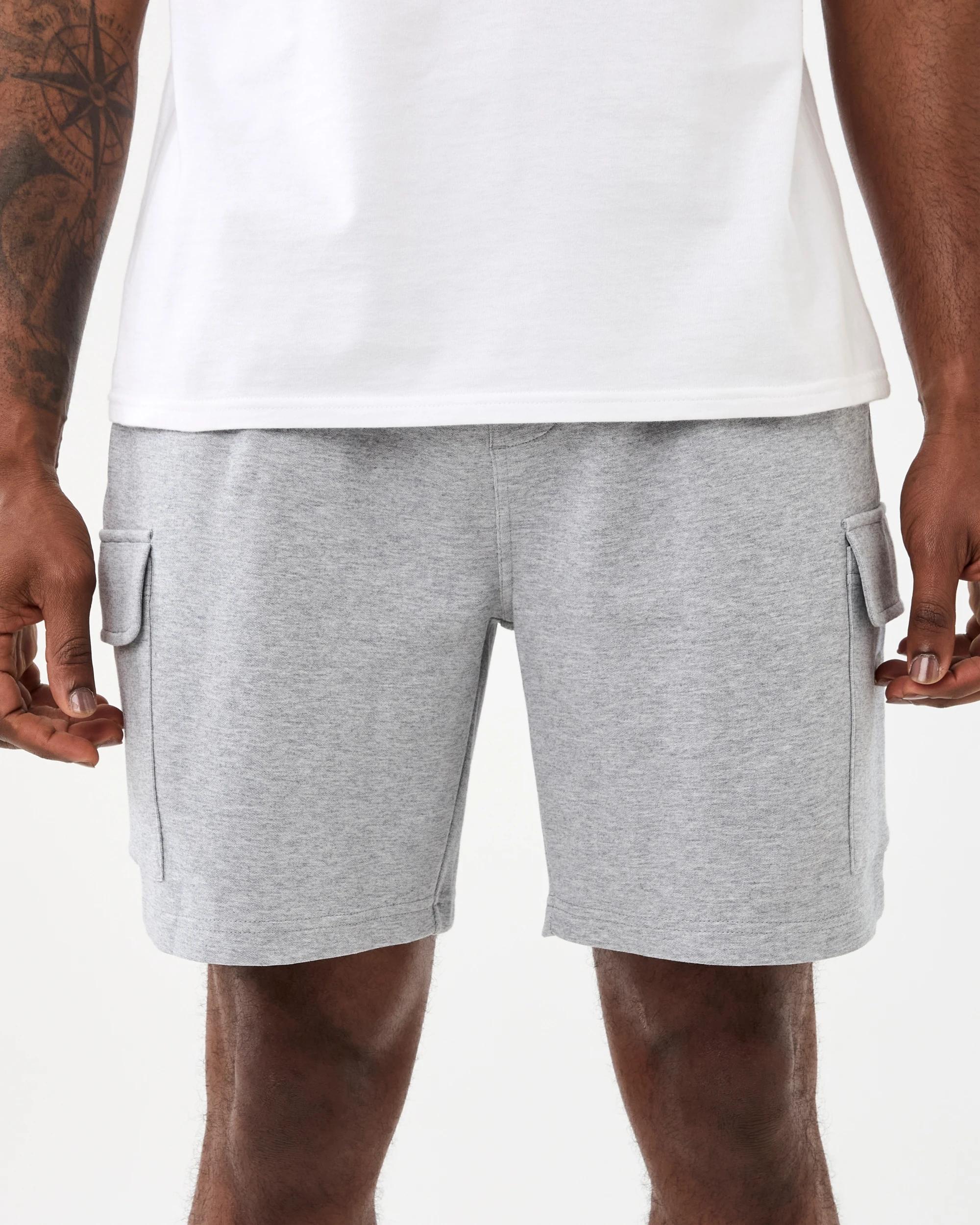 1 Interlock Cargo Shorts Grey Marle, 1 of 7