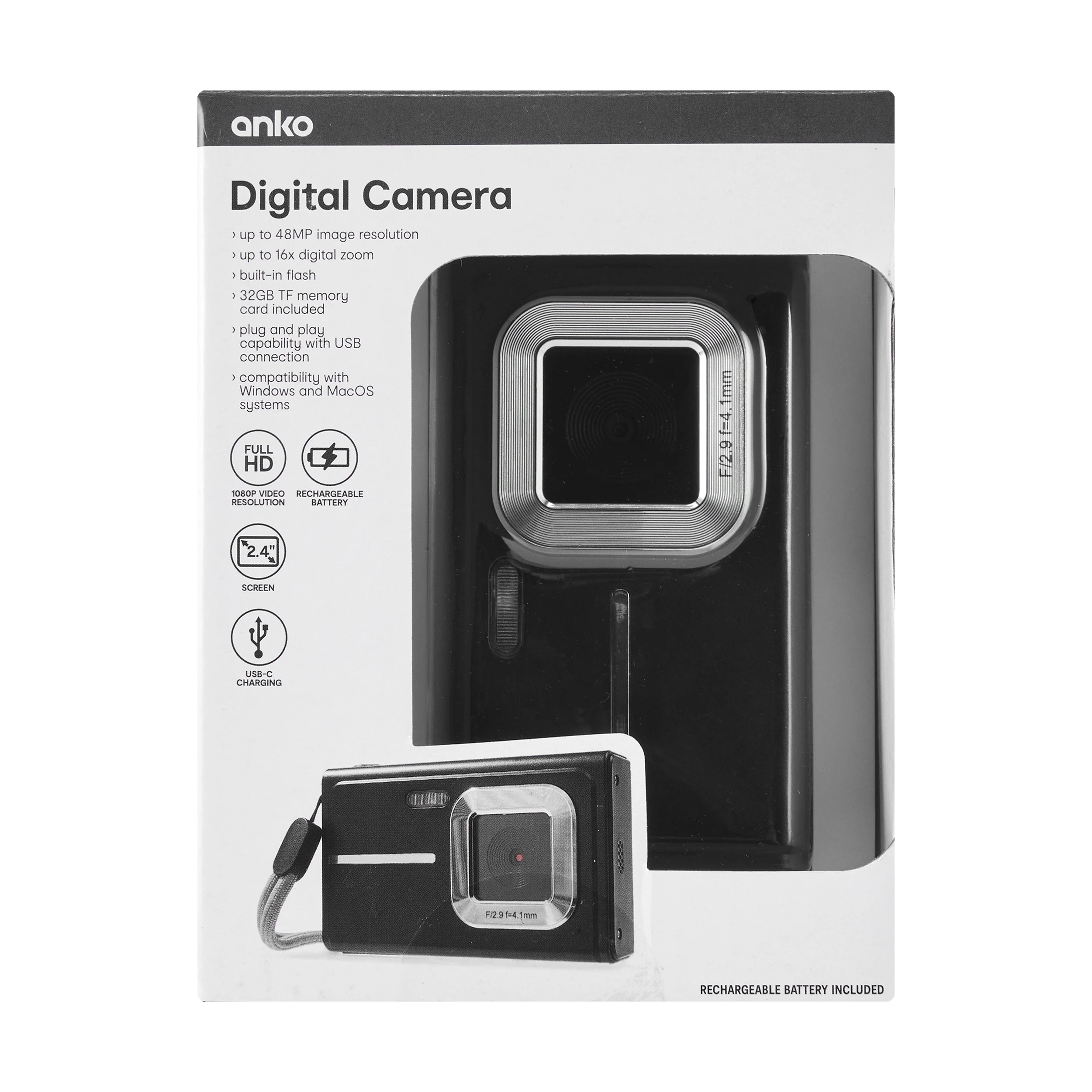9 Digital Camera - Black, 9 of 10