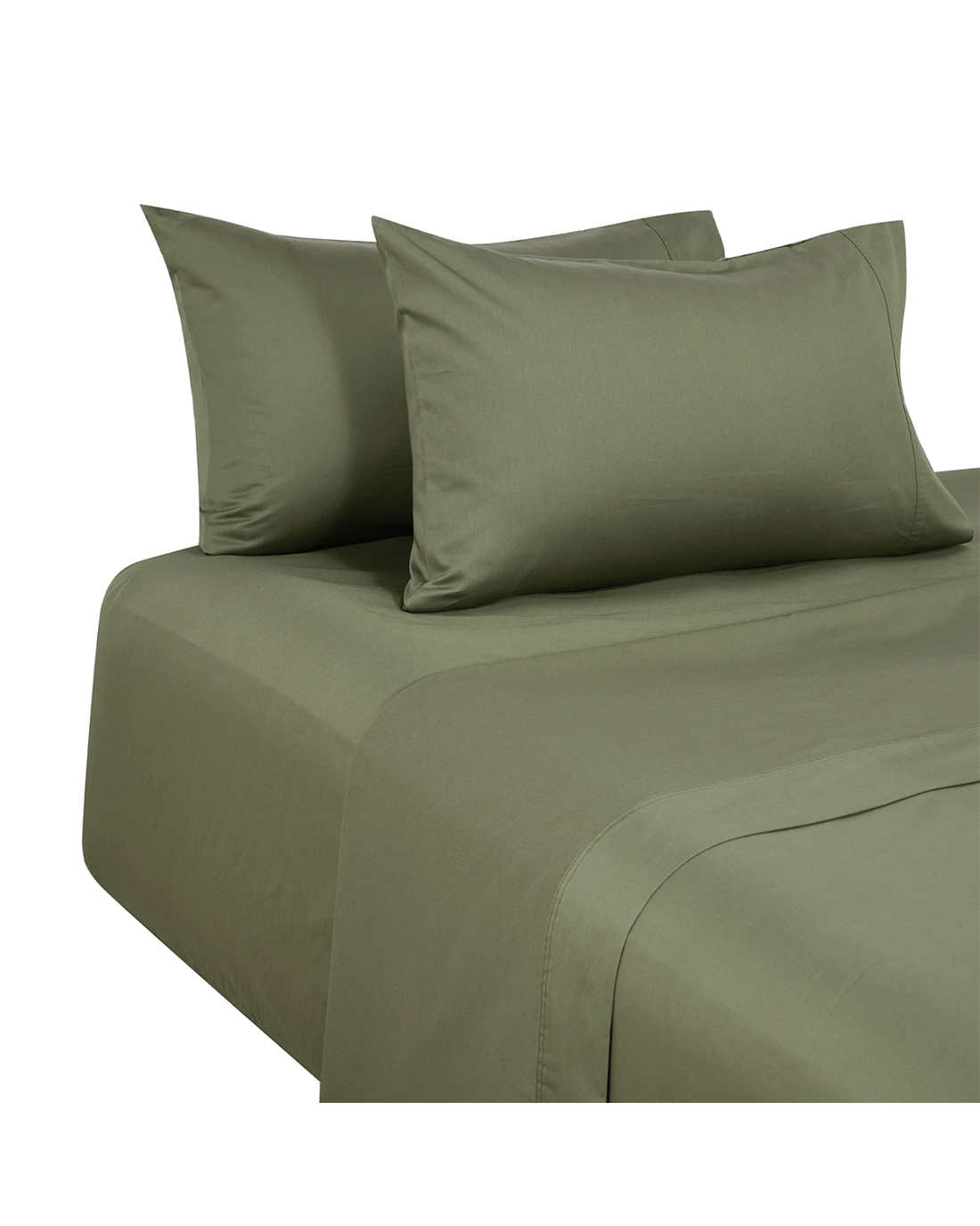 5 500 Thread Count Australian Grown Cotton Sheet Set - King Bed, Forest, 5 of 7