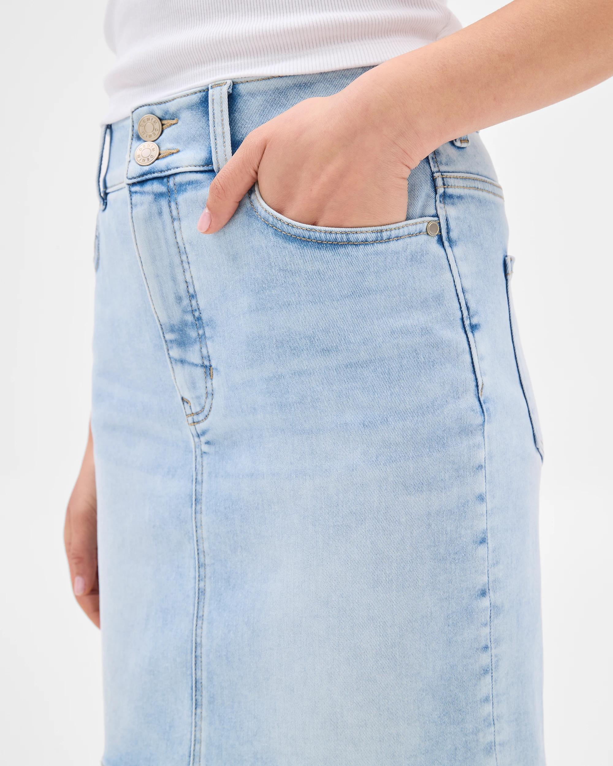 5 Target Classic Denim Skirt - Shape Your Body CLASSIC BLEACH, 5 of 5