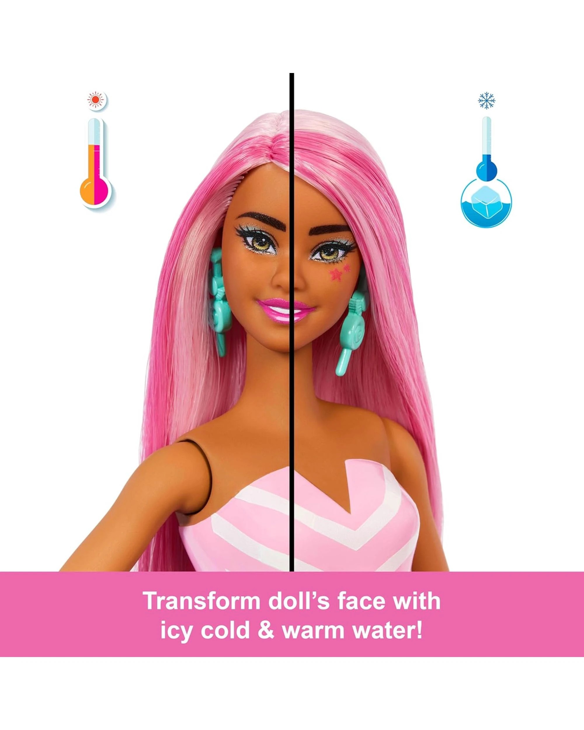 5 Barbie Pop Reveal Treat Shakes Series Pink Sweet Swirl, 5 of 5