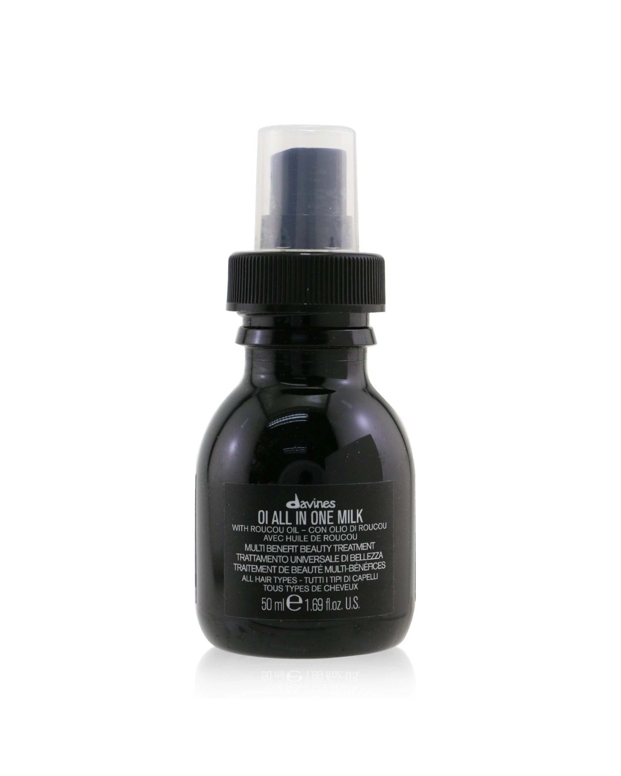 3 Davines OI All In One Milk (Multi Benefit Beauty Treatment - All Hair Types)  135ml/4.56oz, 3 of 4
