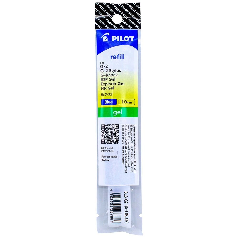 1 PILOT G2 Gel Pen Ink Refill 1mm Blue, 1 of 6