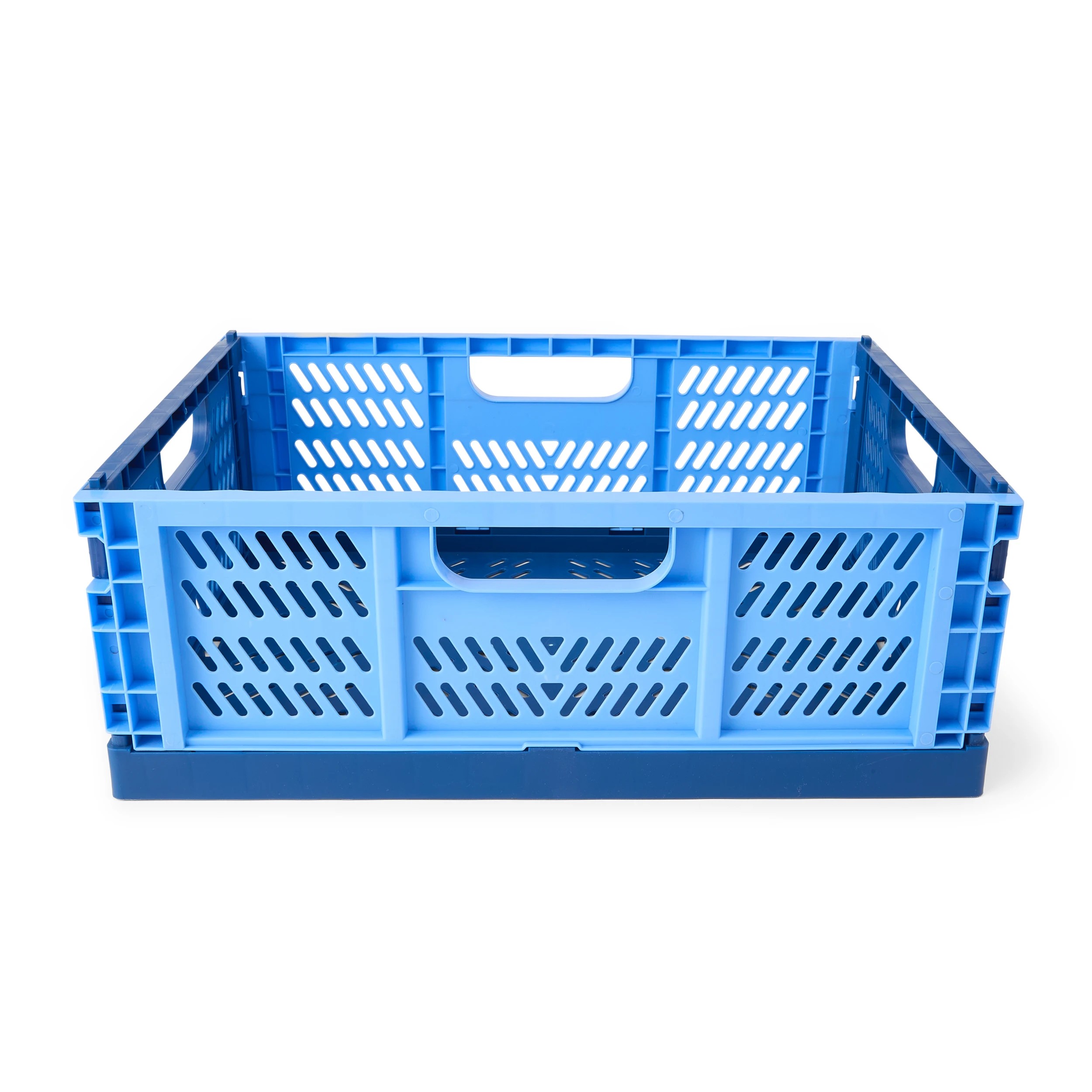 3 15L Collapsible Crate - Medium, Blue, 3 of 8