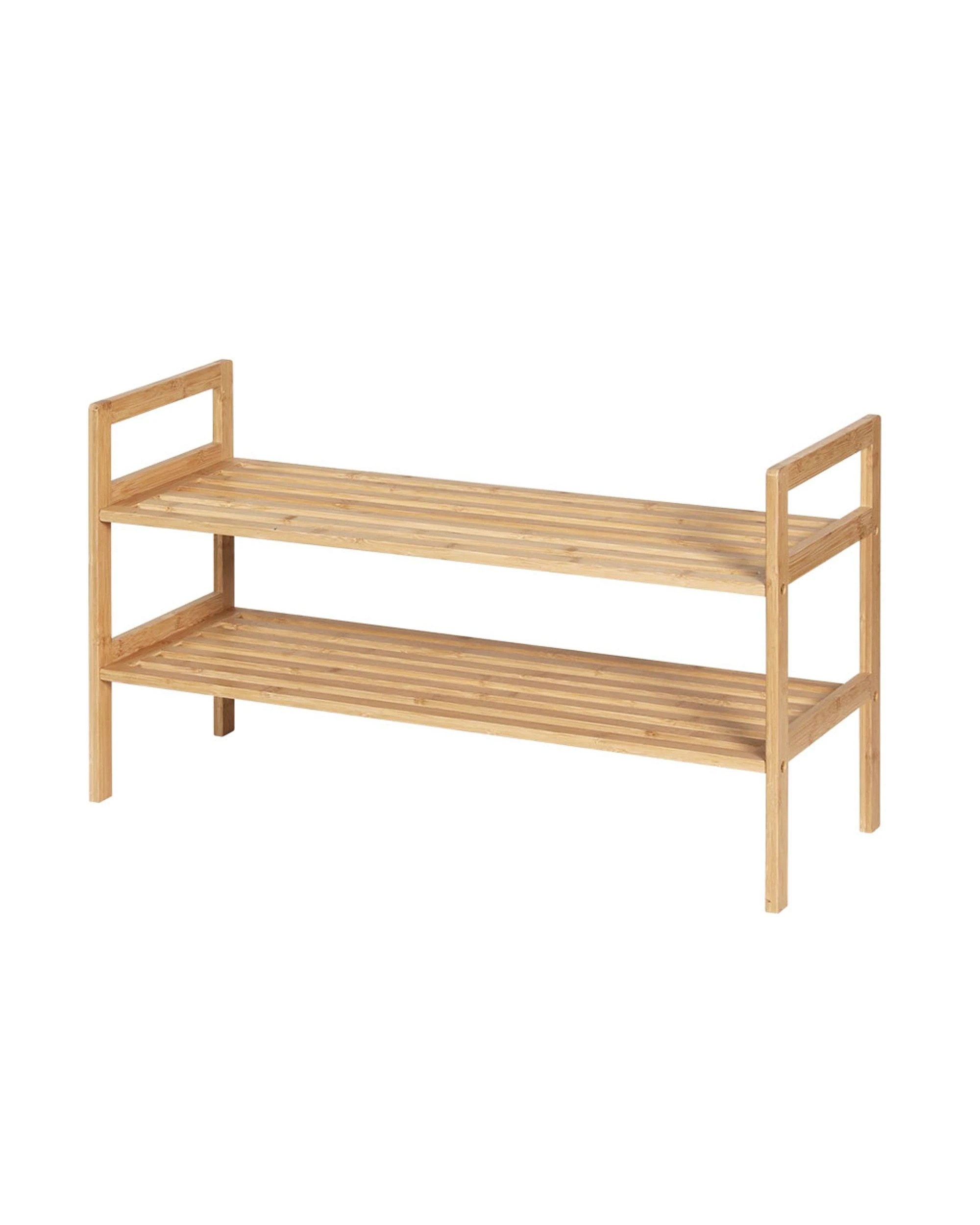 1 Artiss Shoe Rack Cabinet Bamboo Storage Organiser
 - Brown, 1 of 3