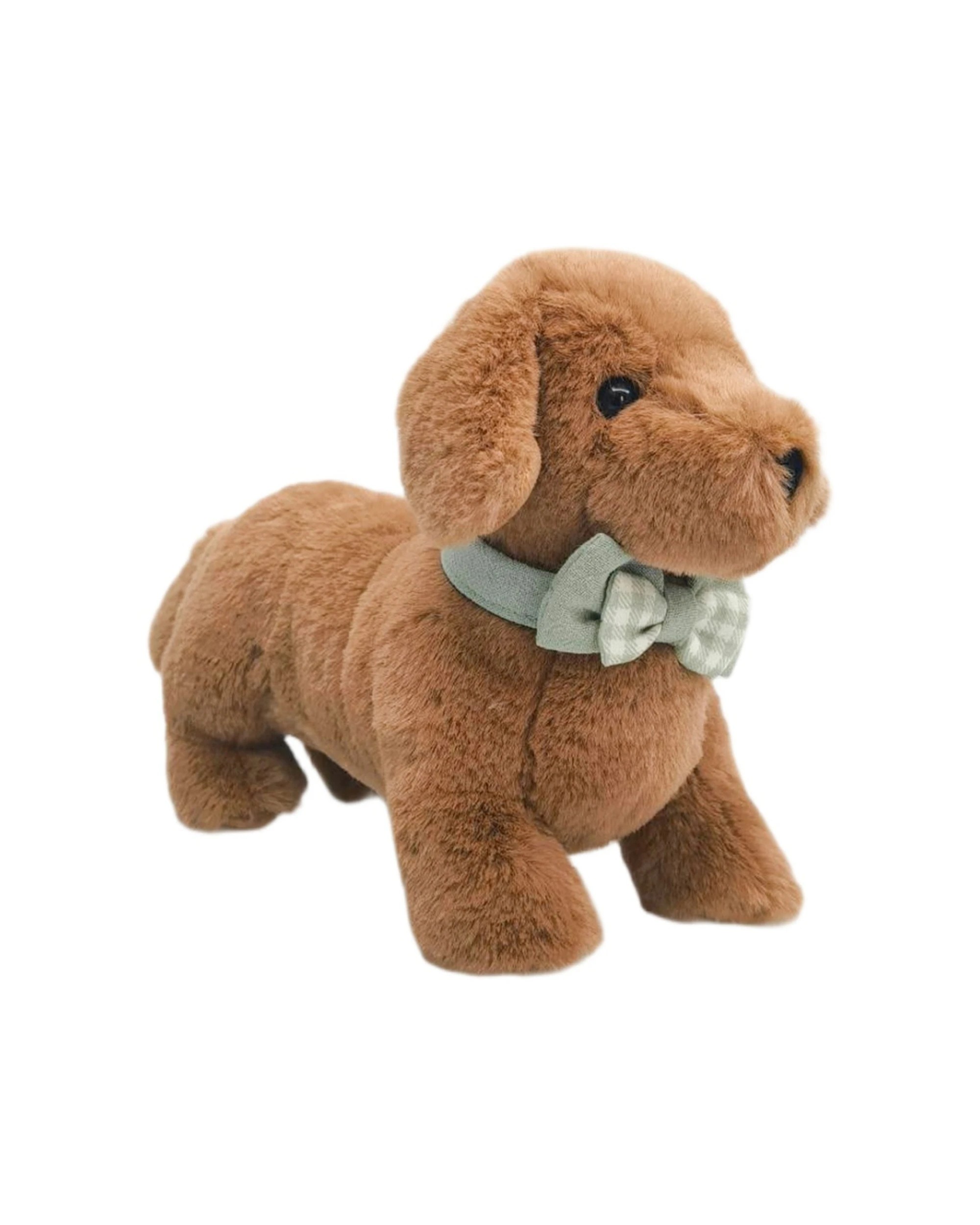 2 Urban Products Dachy Dog Soft Toy Kids Cuddly Plush 23cm - Brown, 2 of 2