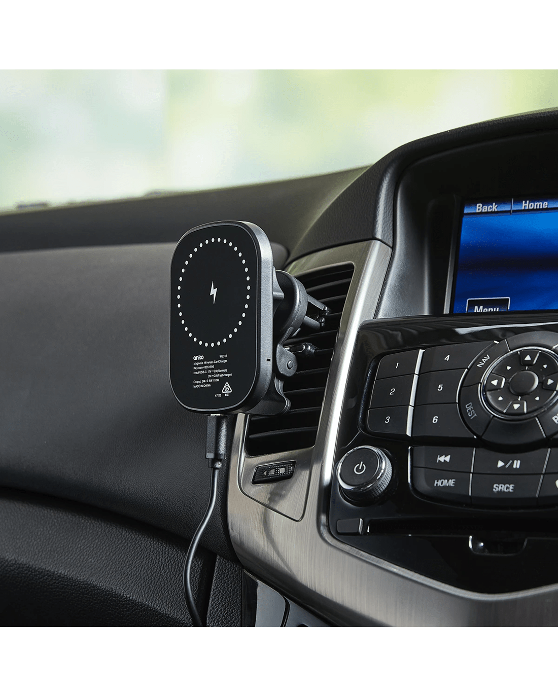 1 Magnetic Car Charger - Black, 1 of 8