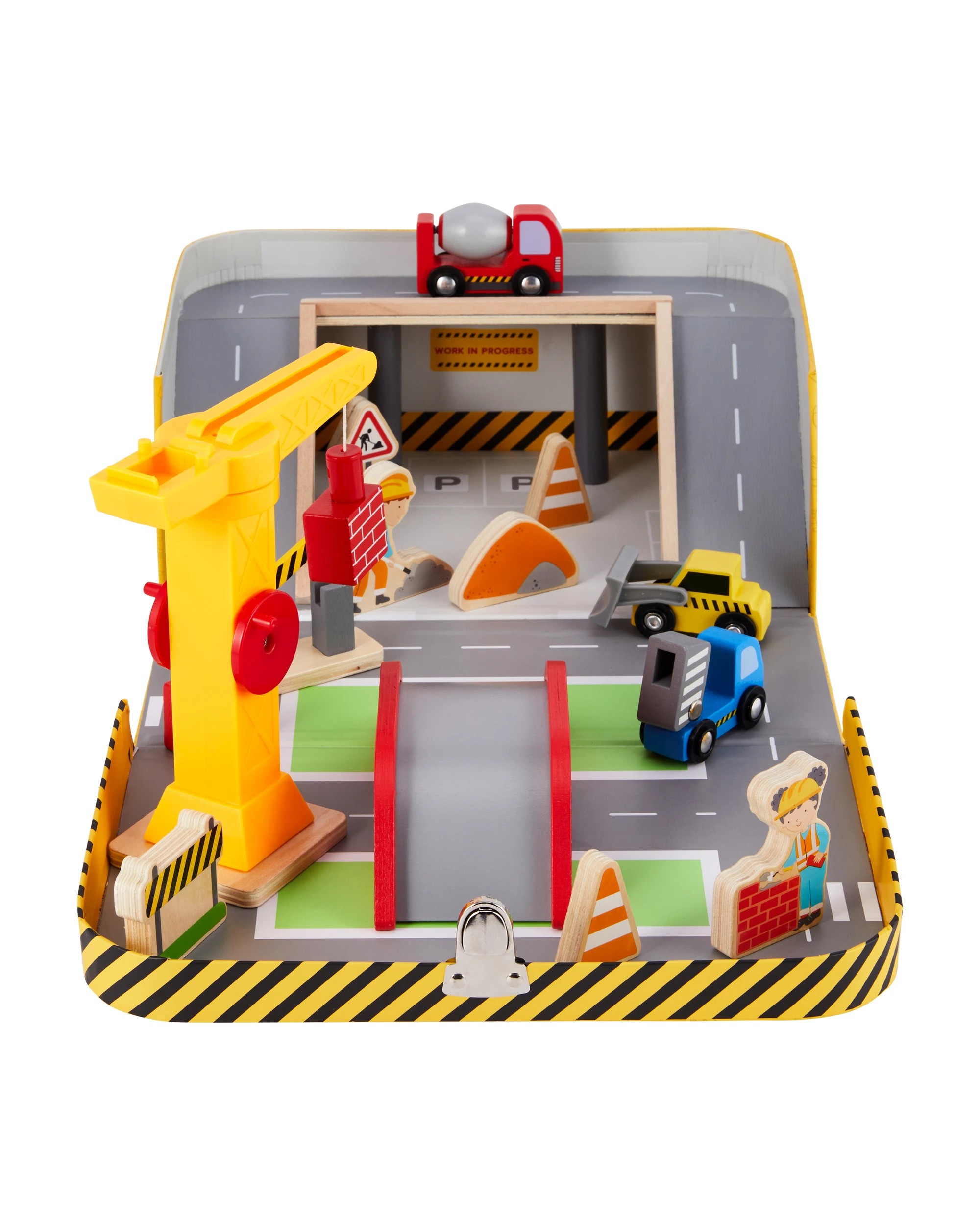 2 16 Piece  Wooden Suitcase Constructions Set, 2 of 8