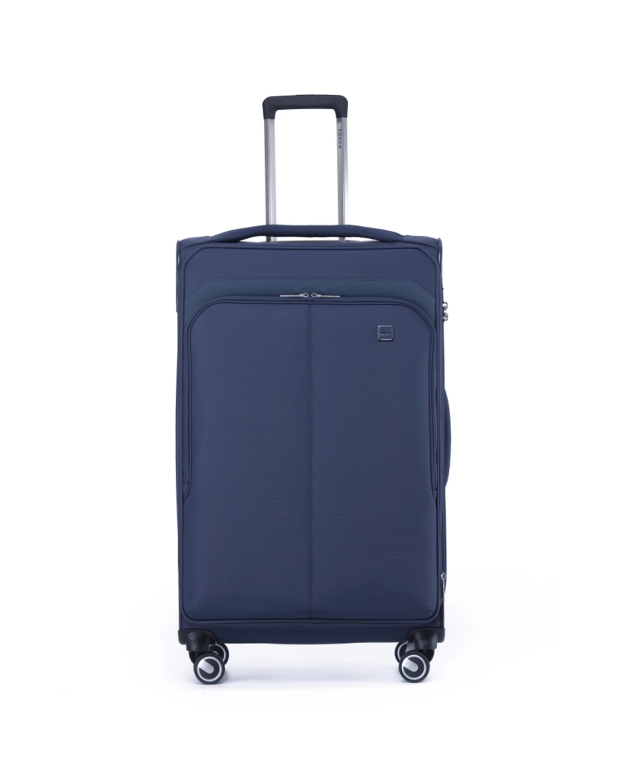 4 Tosca 3pc Grange Lockable Trolley Travel Suitcase Luggage Set Expandable Indigo - Blue, 4 of 5