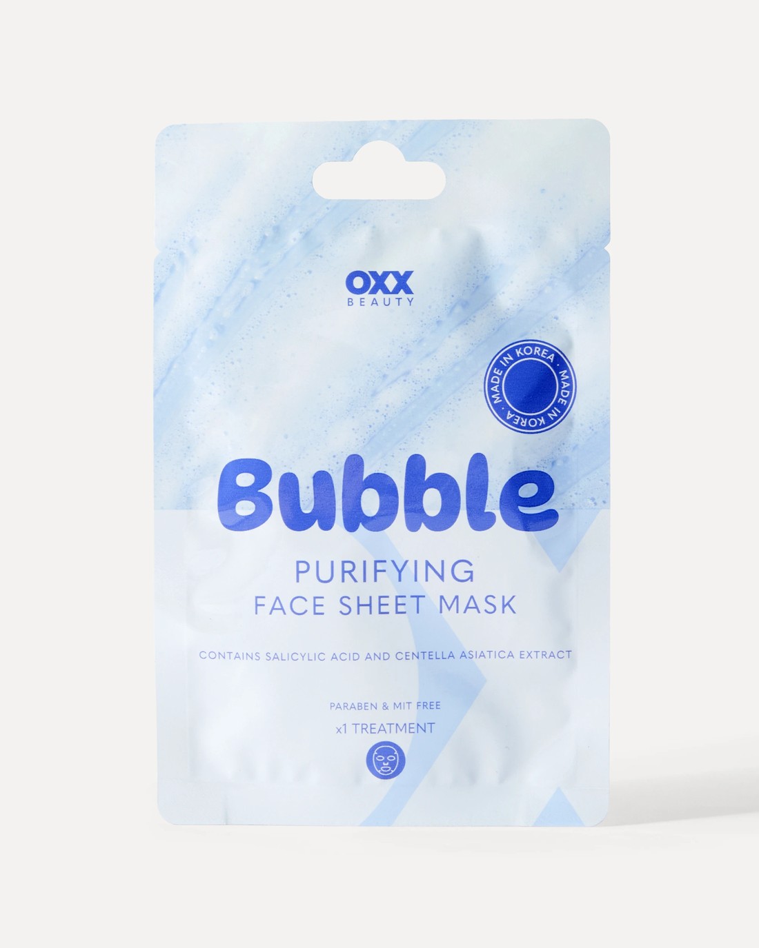 OXX Beauty Bubble Purifying Face Sheet Mask - Salicylic Acid and ...