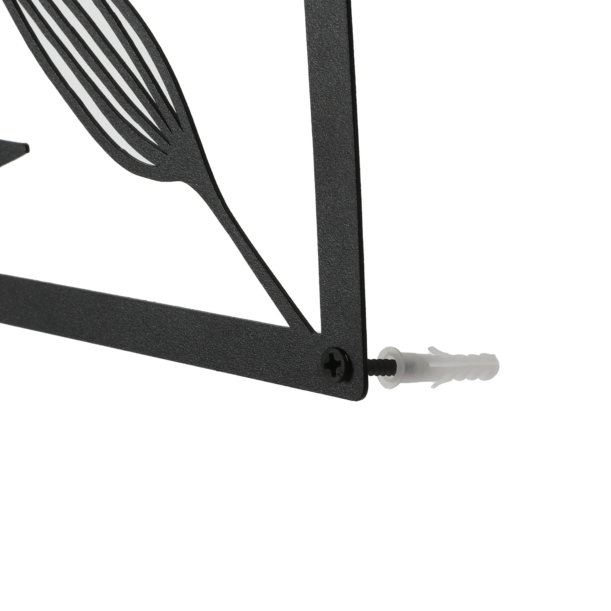 5 Yezi 4Pcs Metal Wall Decor Abstract Lotus Flower, 5 of 9