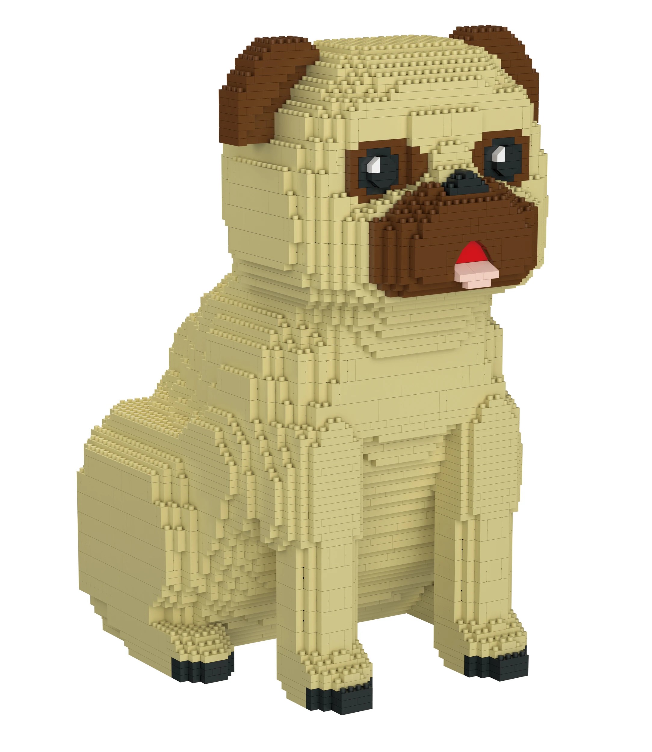 3 3178 Piece Mini Blocks Animal Series: Giant Pug, 3 of 4