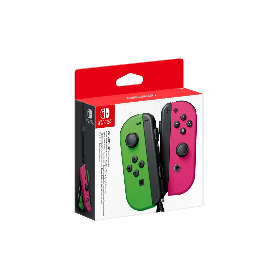 1 Nintendo Switch Joy - Con Controllers - Green/Pink - Multi, 1 of 1