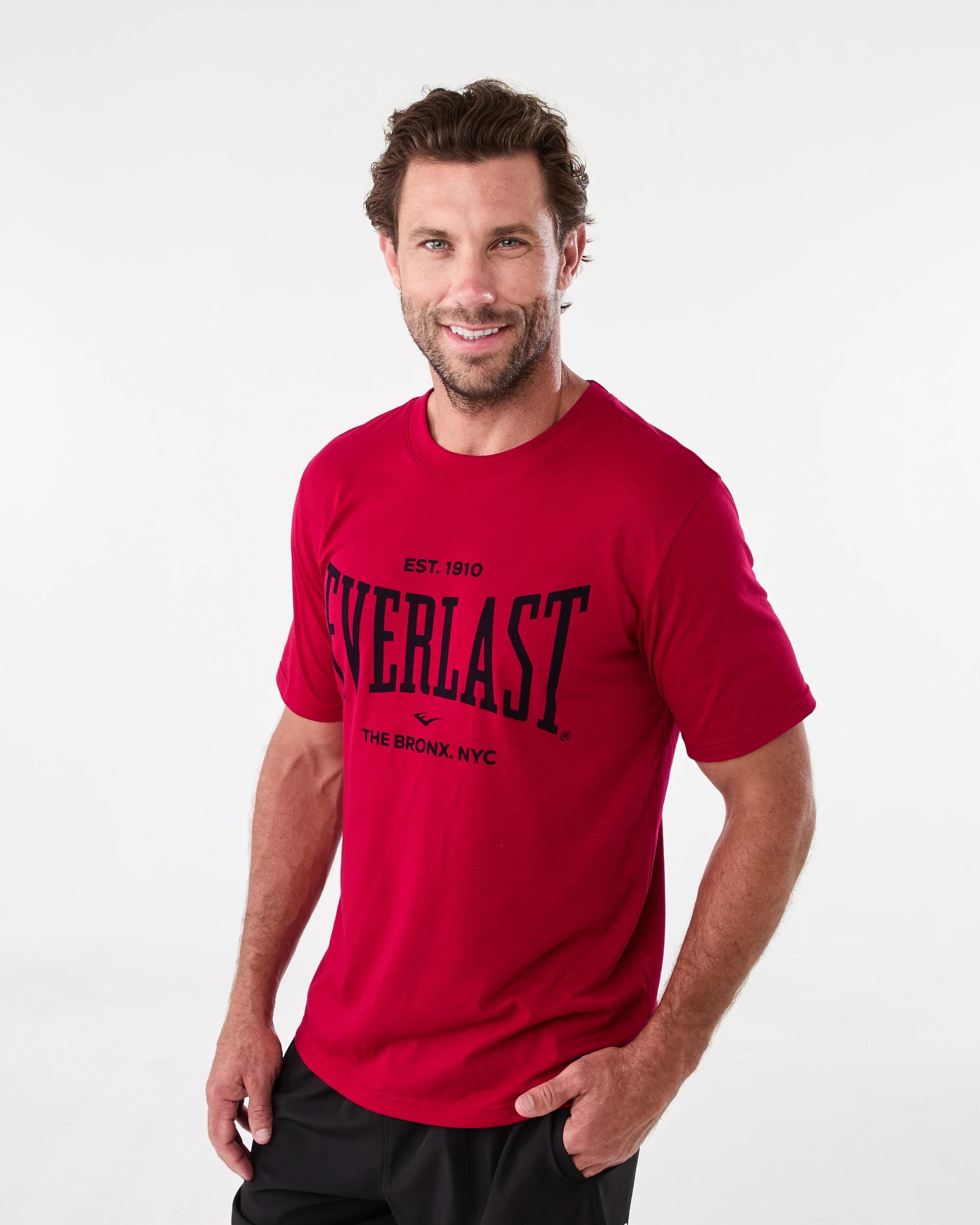 2 Everlast Mens Bronx T-shirt Team Red, 2 of 7