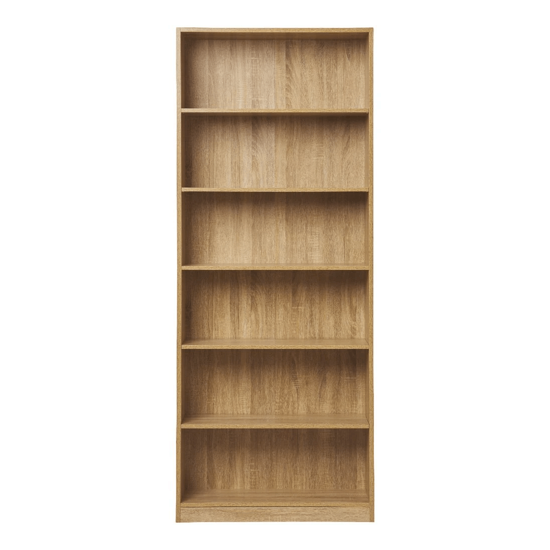 2 Austin 6 Shelf Bookcase Oak, 2 of 6