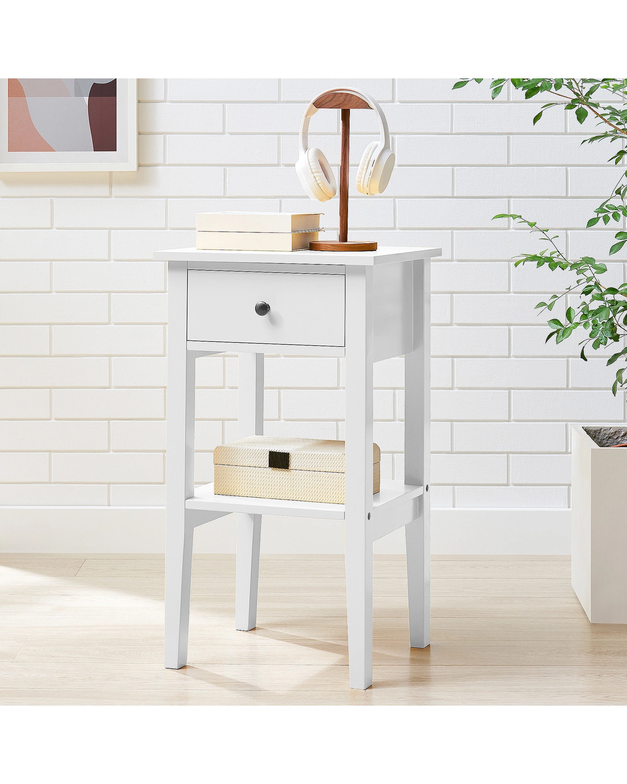 9 Sarantino Rue Bedside Table In White, 9 of 10