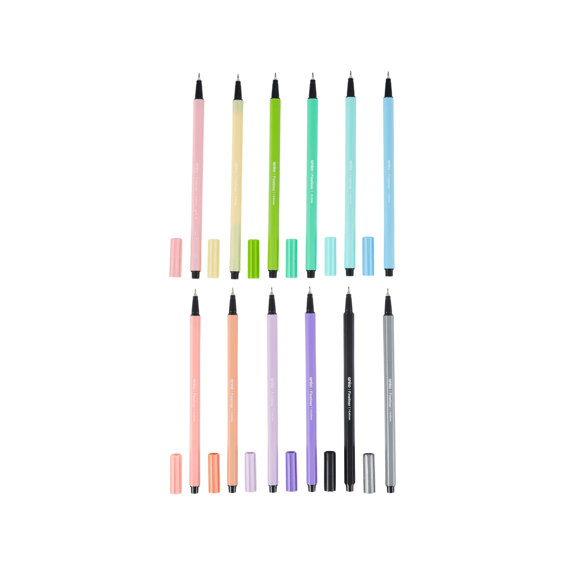4 12 Pack Fineliner Pens - Pastel, 4 of 6