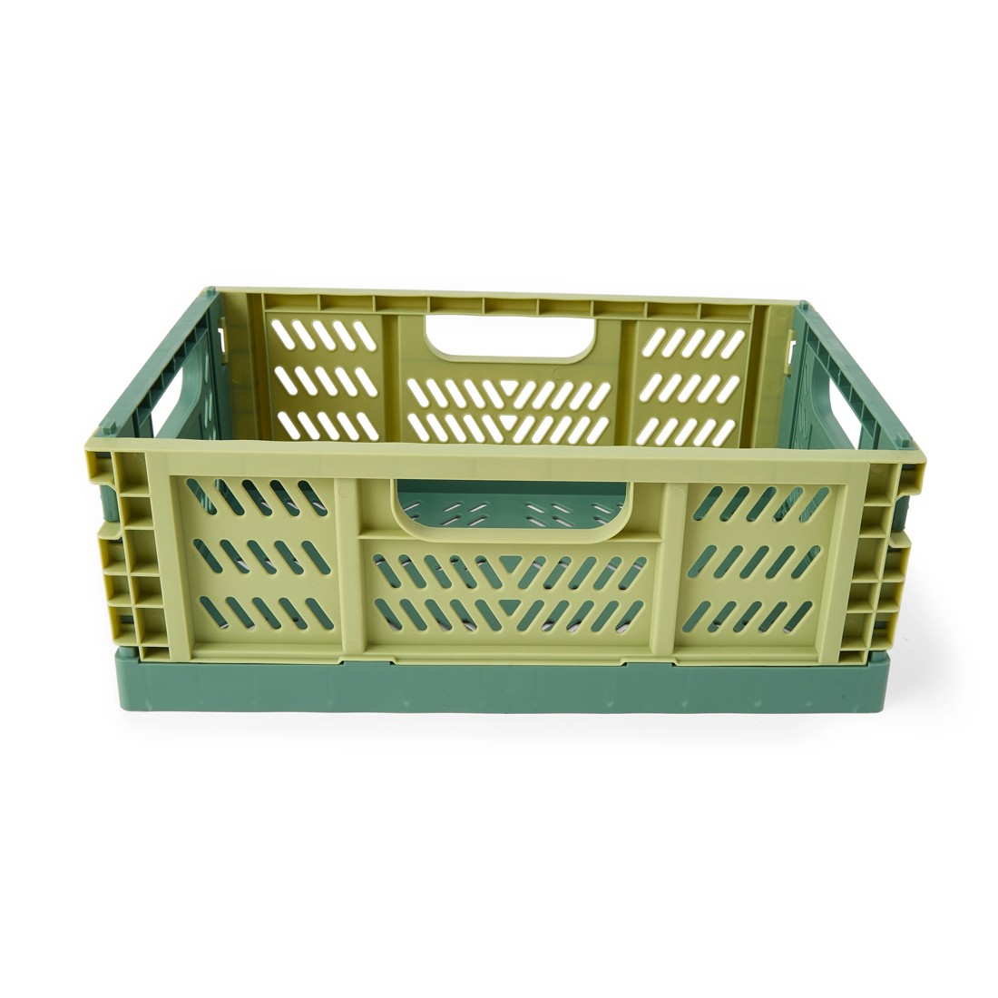 3 5L Collapsible Crate - Small, Green, 3 of 8
