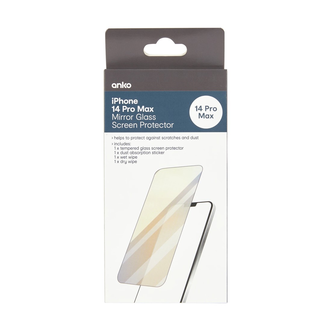 1 iPhone 14 Pro Max Mirror Glass Screen Protector, 1 of 2