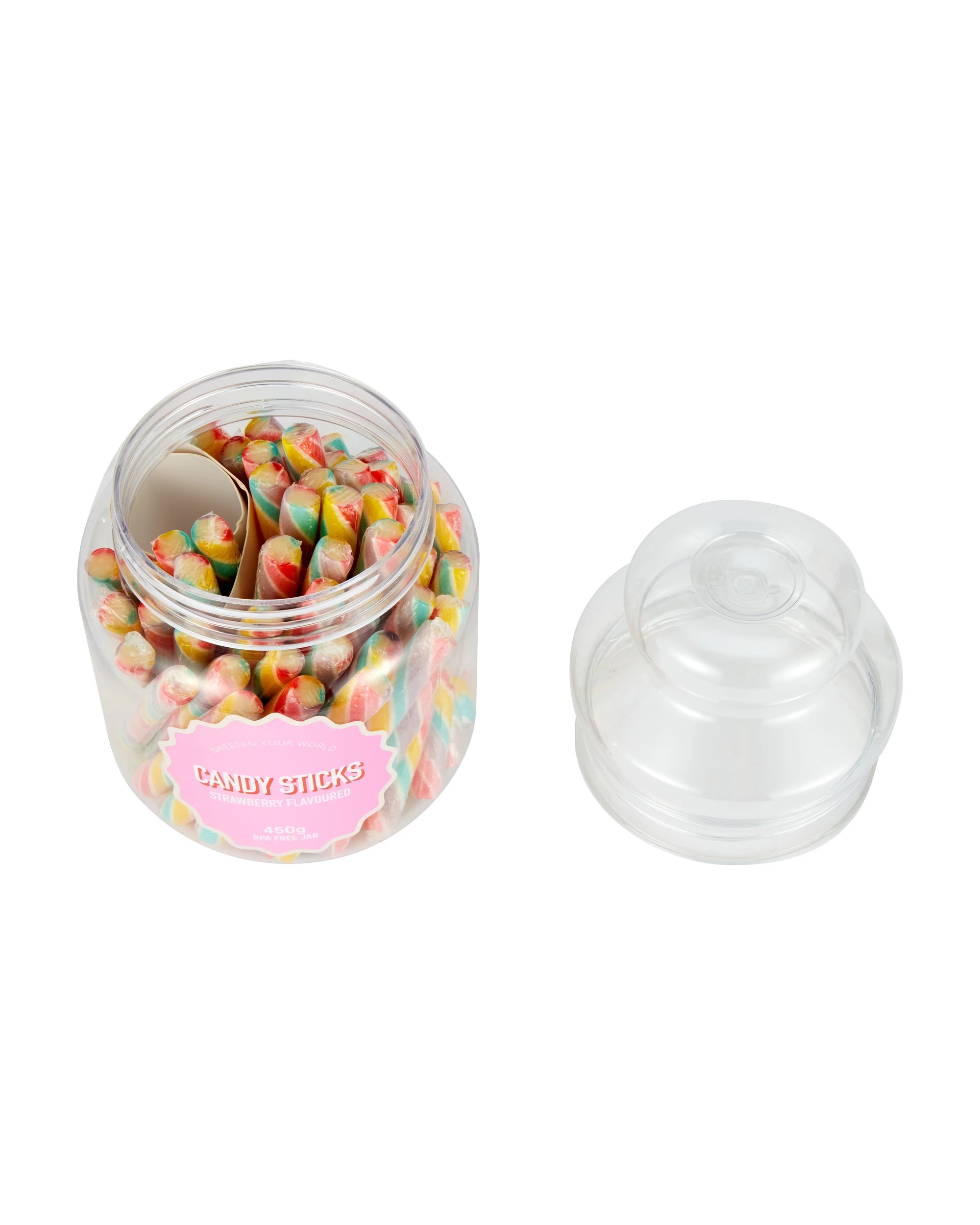 3 Strawberry Flavoured Candy Sticks 450g, 3 of 5