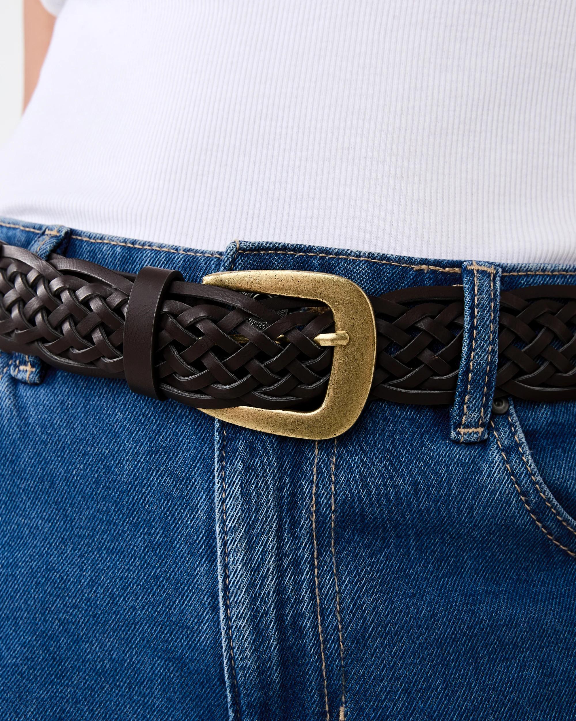 4 Braided Belt Deep Fudge, 4 of 5