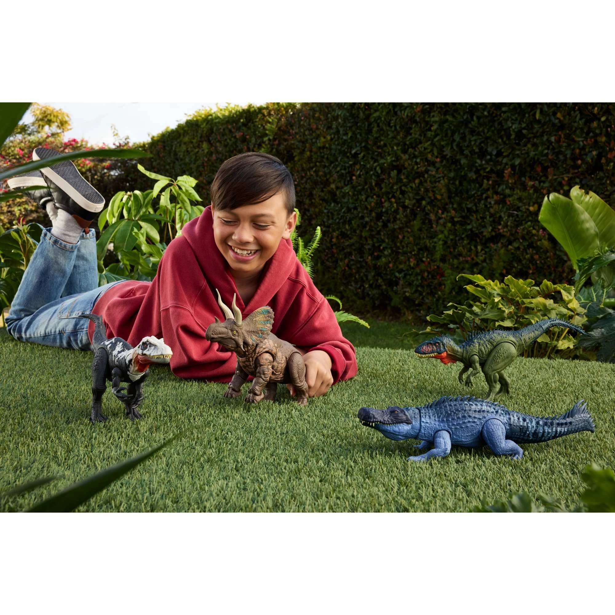 6 Jurassic World Rebirth Gigantic Thrashers Dinosaur Figure - Assorted, 6 of 6