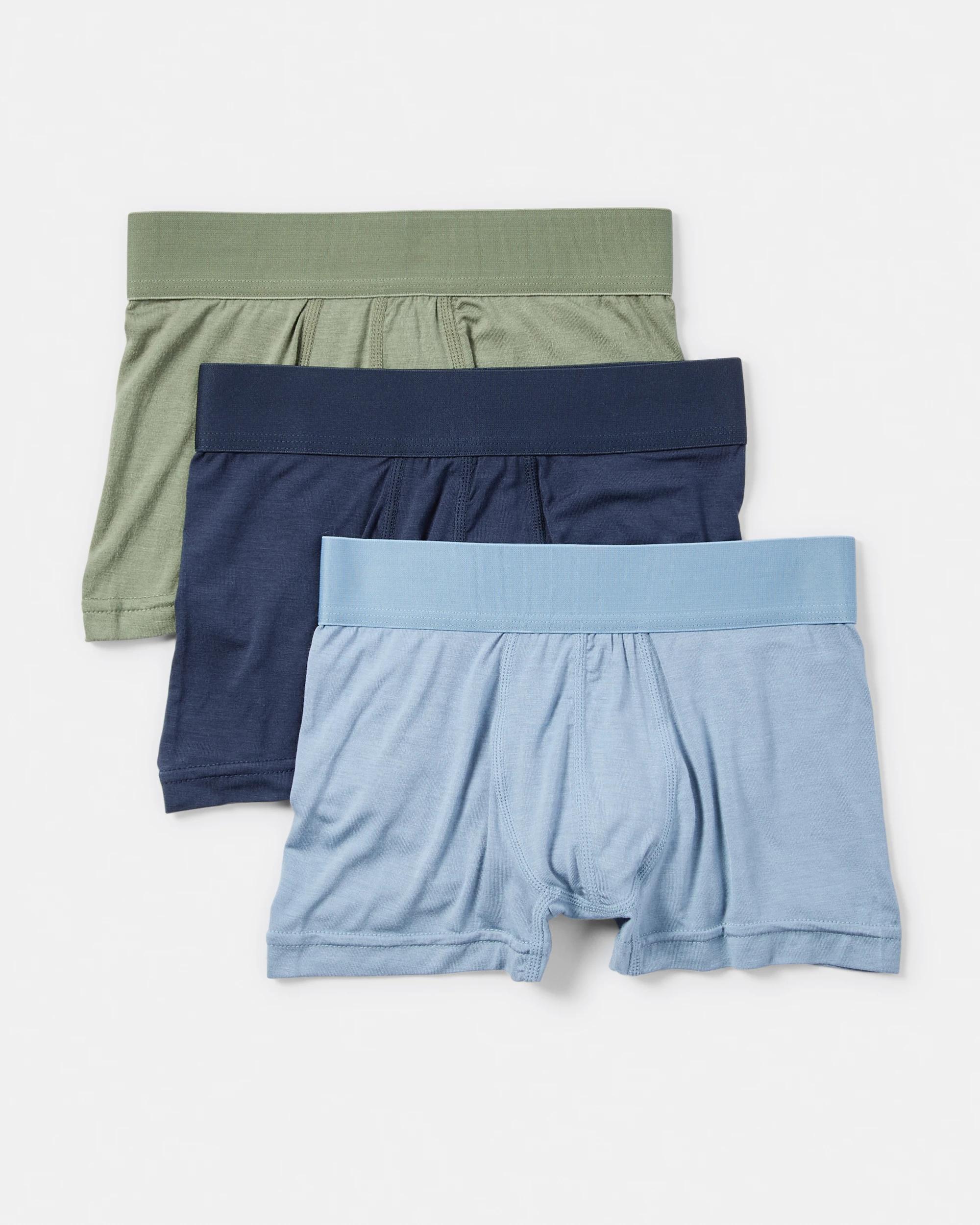 1 3 Pack Bamboo Trunks EARTH, 1 of 5