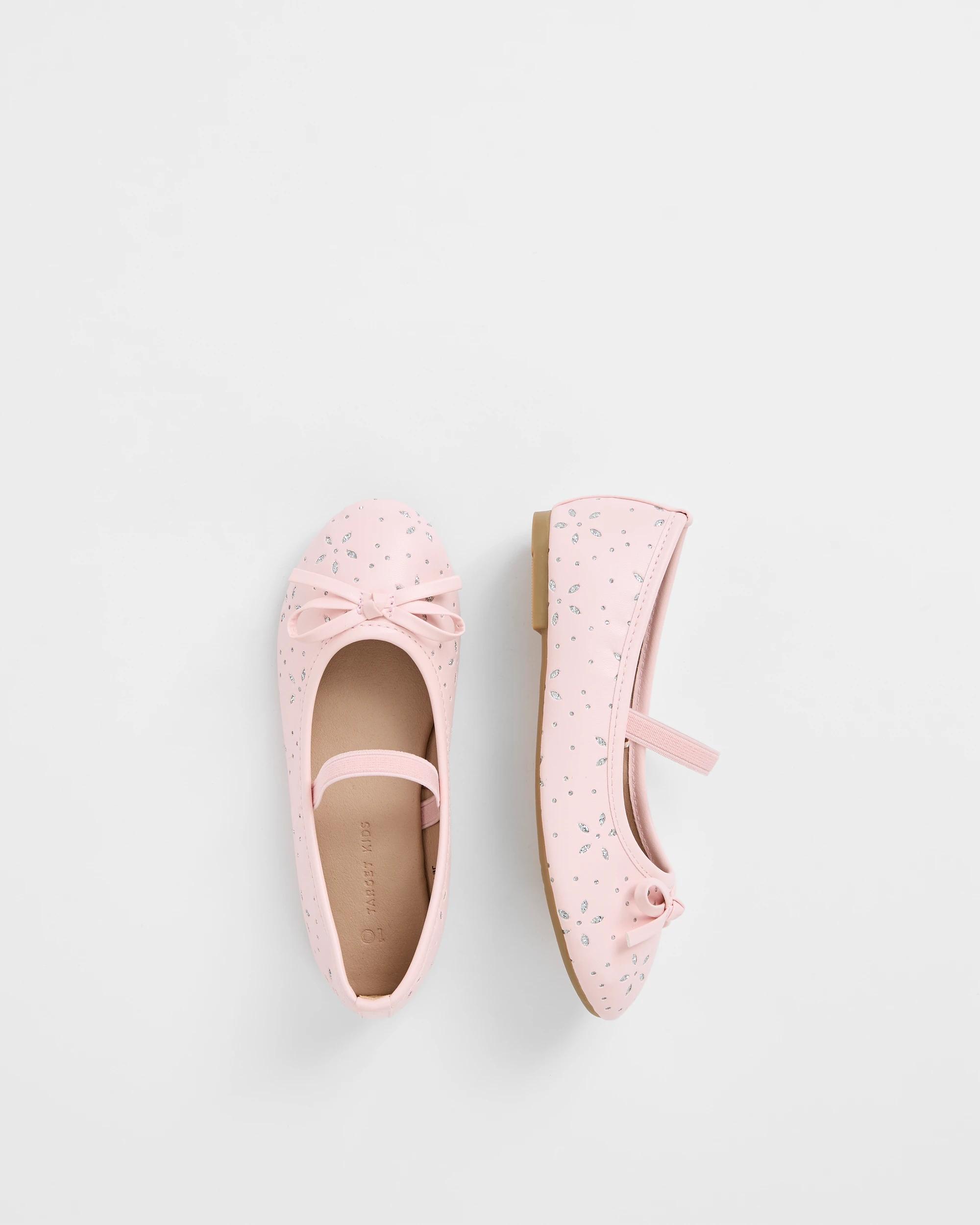 3 Target Kids Lazer Cut Ballet Flat PINK, 3 of 4