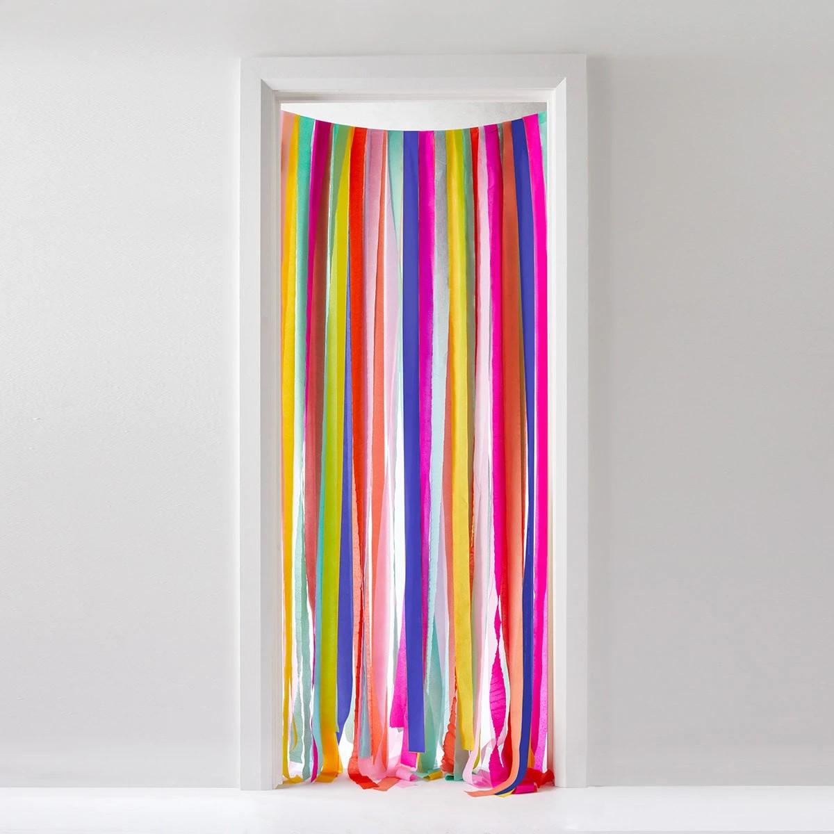 1 10 Piece Paper Streamer Backdrop - Brights, 1 of 8