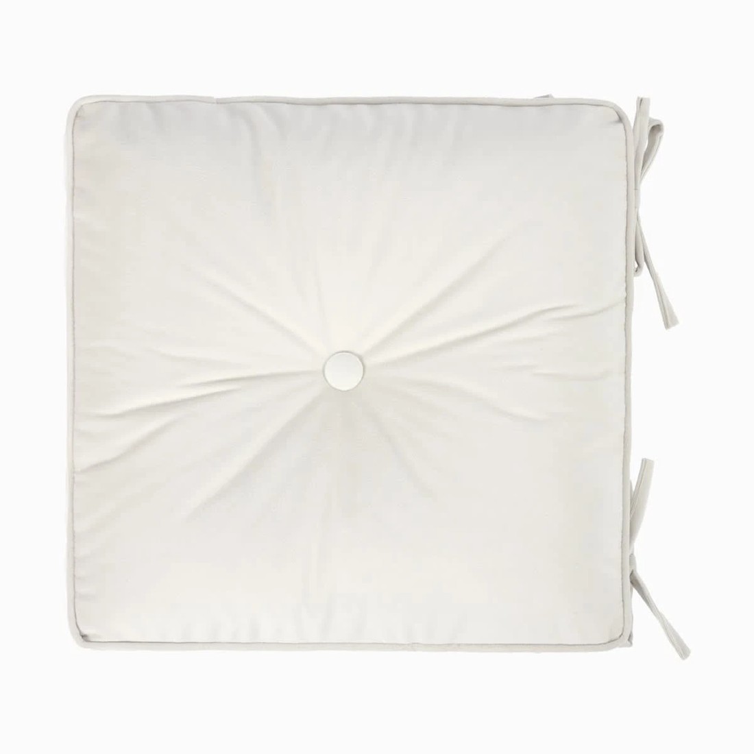 1 Velvet Chair Pad - Natural, 1 of 4