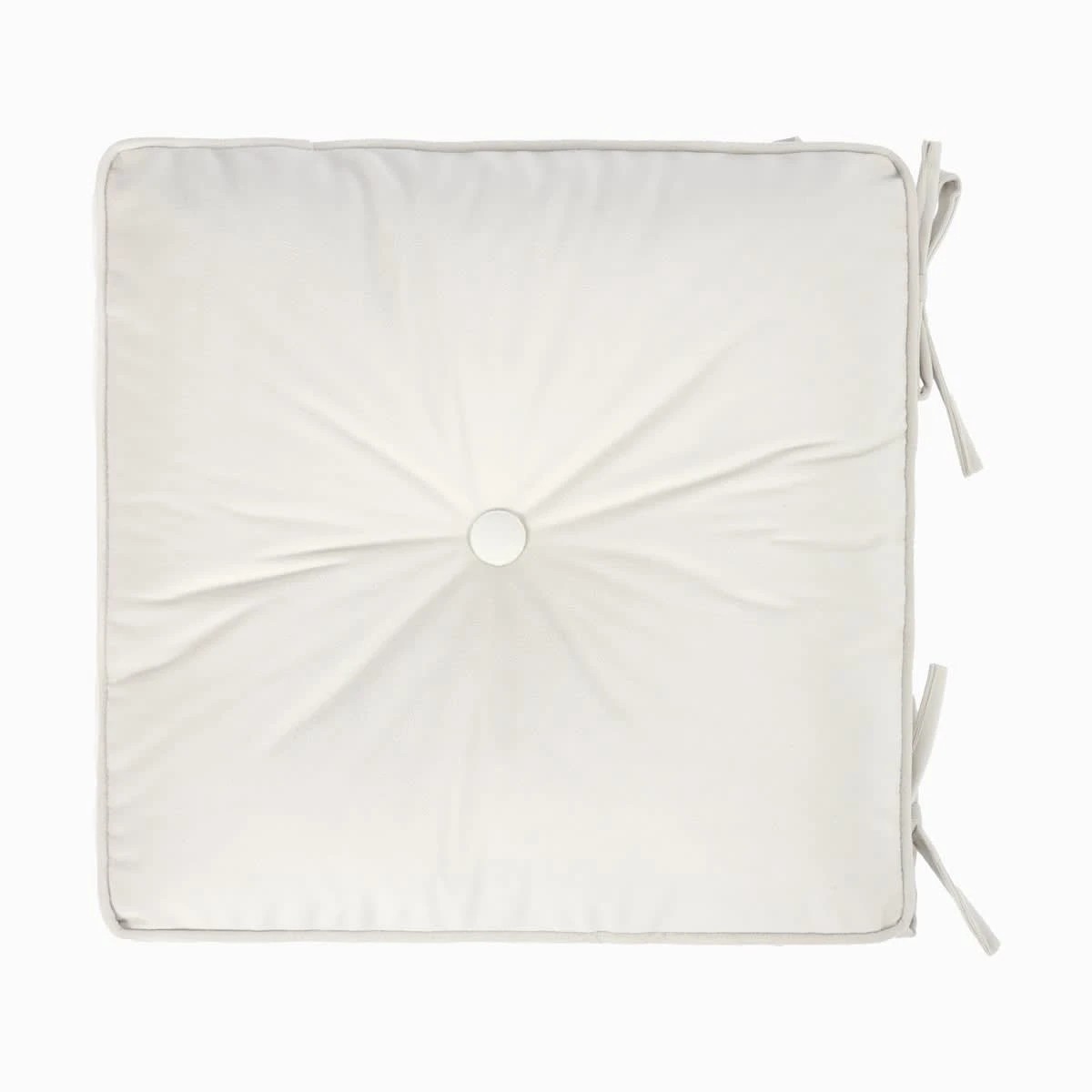 1 Velvet Chair Pad - Natural, 1 of 4