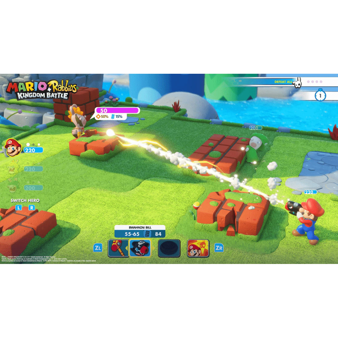 4 Mario + Rabbids Kingdom Battle & Sparks of Hope Bundle (Code in Box) - Nintendo Switch - Multi, 4 of 5