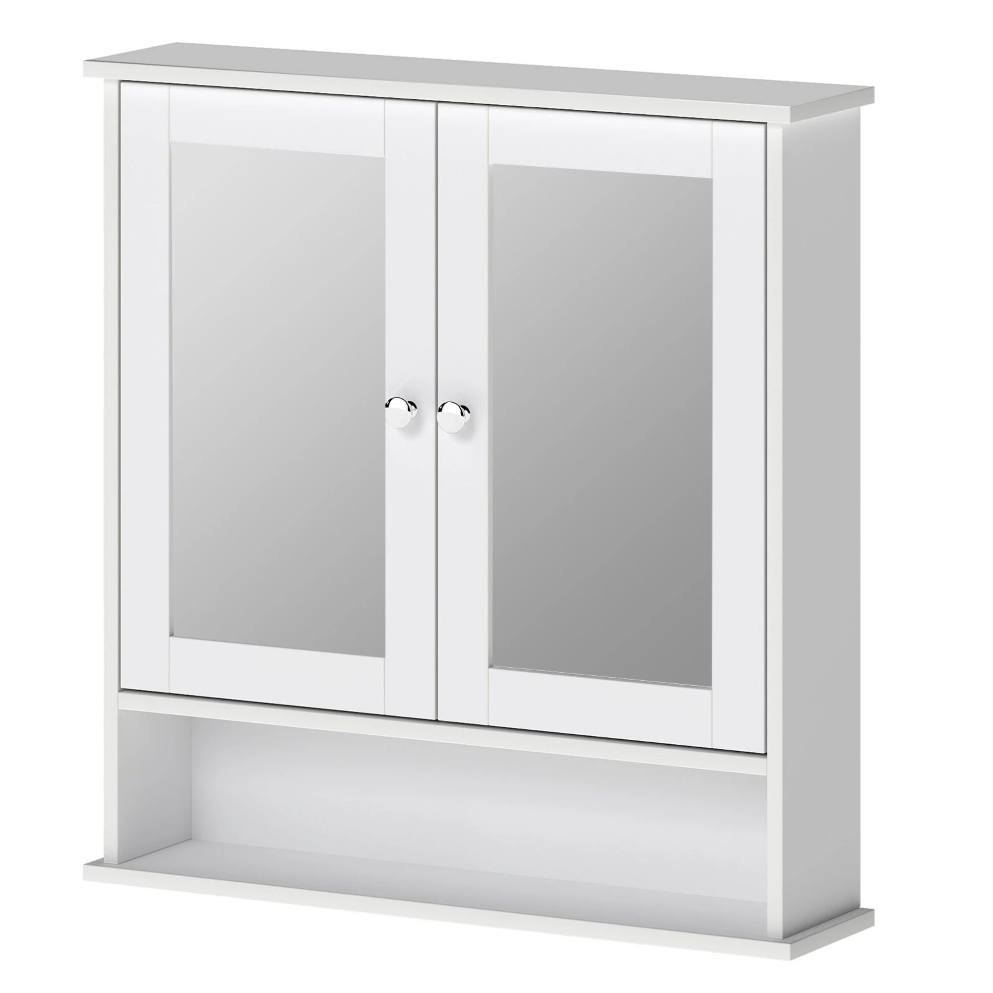 1 Levede Bathroom Mirror Cabinet Storage Toilet Cupboard Wall Mounted Shelves, 1 of 9