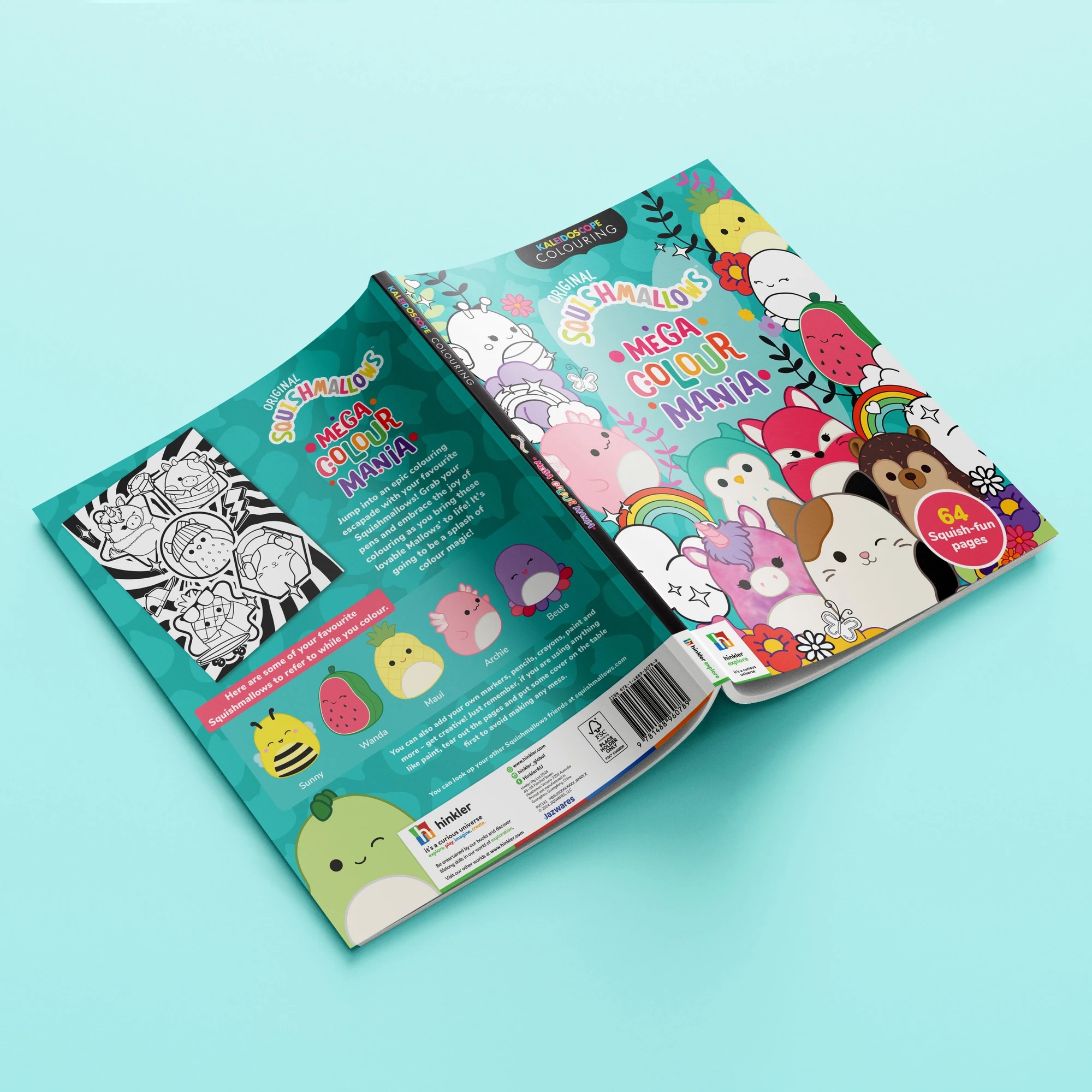 4 Kaleidoscope Colouring: Original Squishmallows Mega Colour Mania​ - Book, 4 of 5