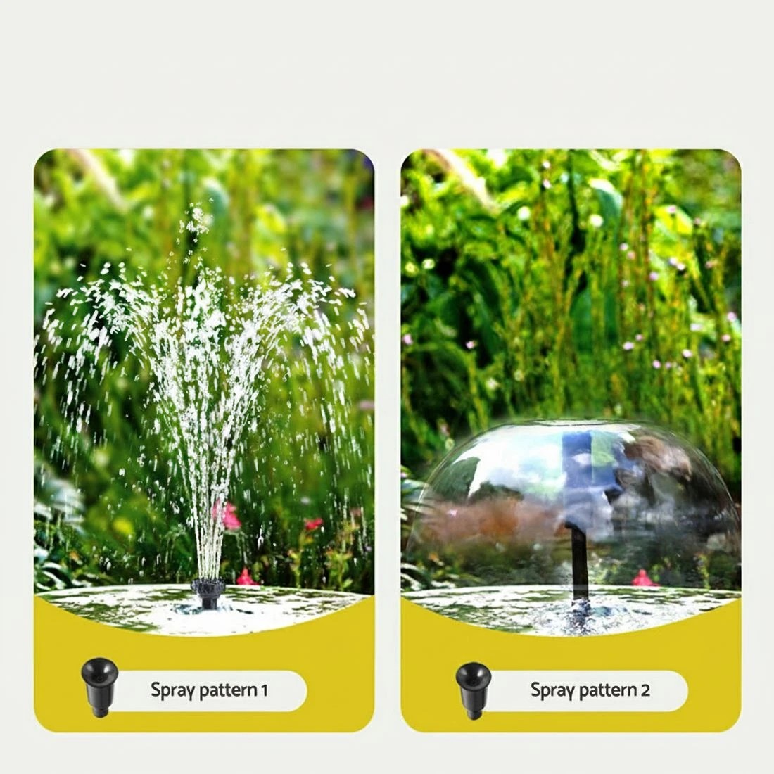 6 Gardeon Solar Submersible Water Pond Fountain Pump with Filter Box 6FT 1190L/H - Black, 6 of 8