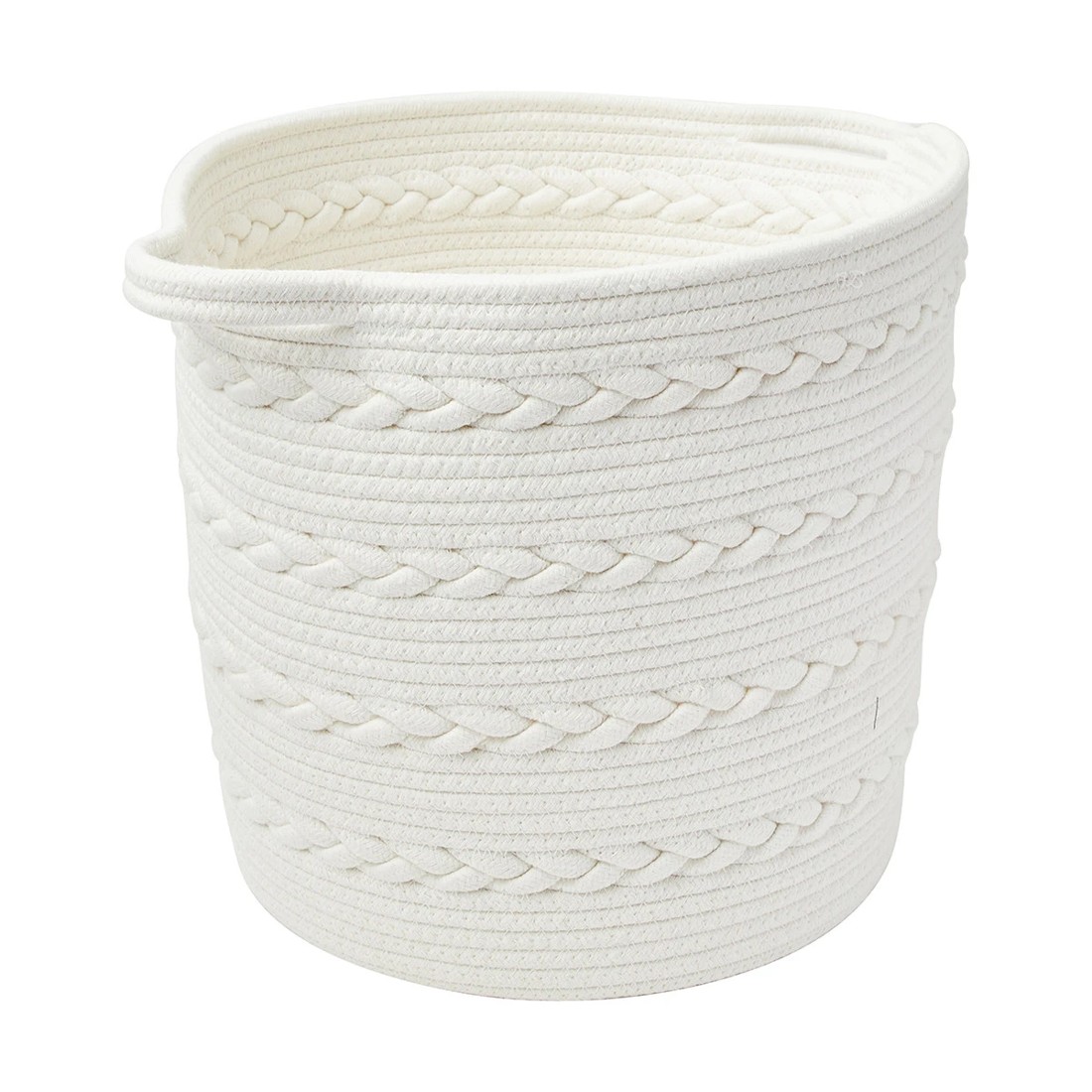 2 Round Braid Rope Basket - White, 2 of 7