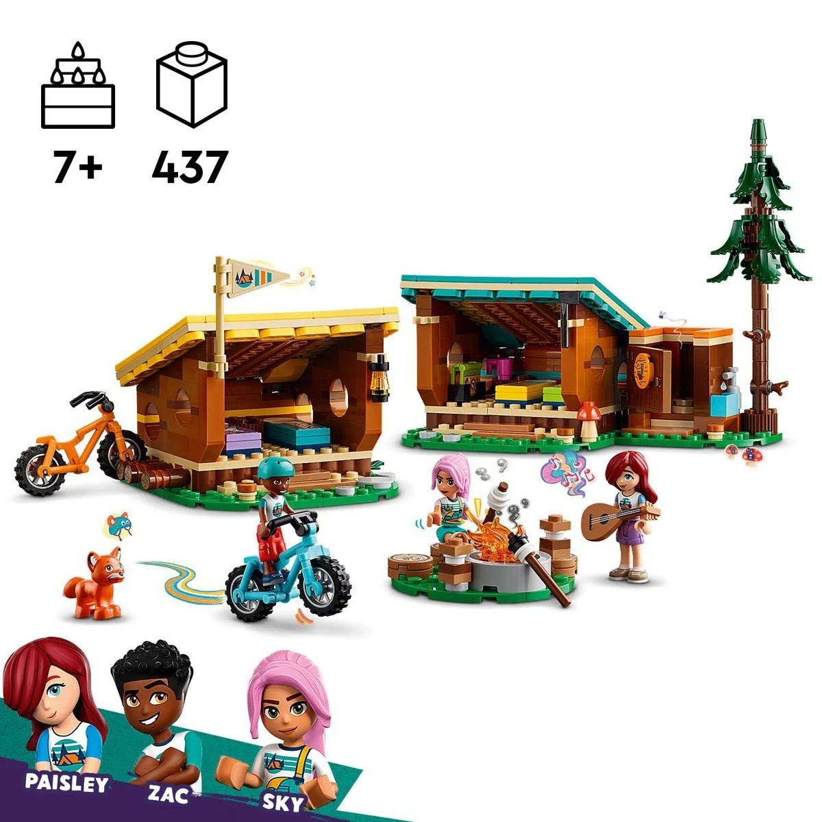 10 LEGO Friends Adventure Camp Cozy Cabins 42624, 10 of 11
