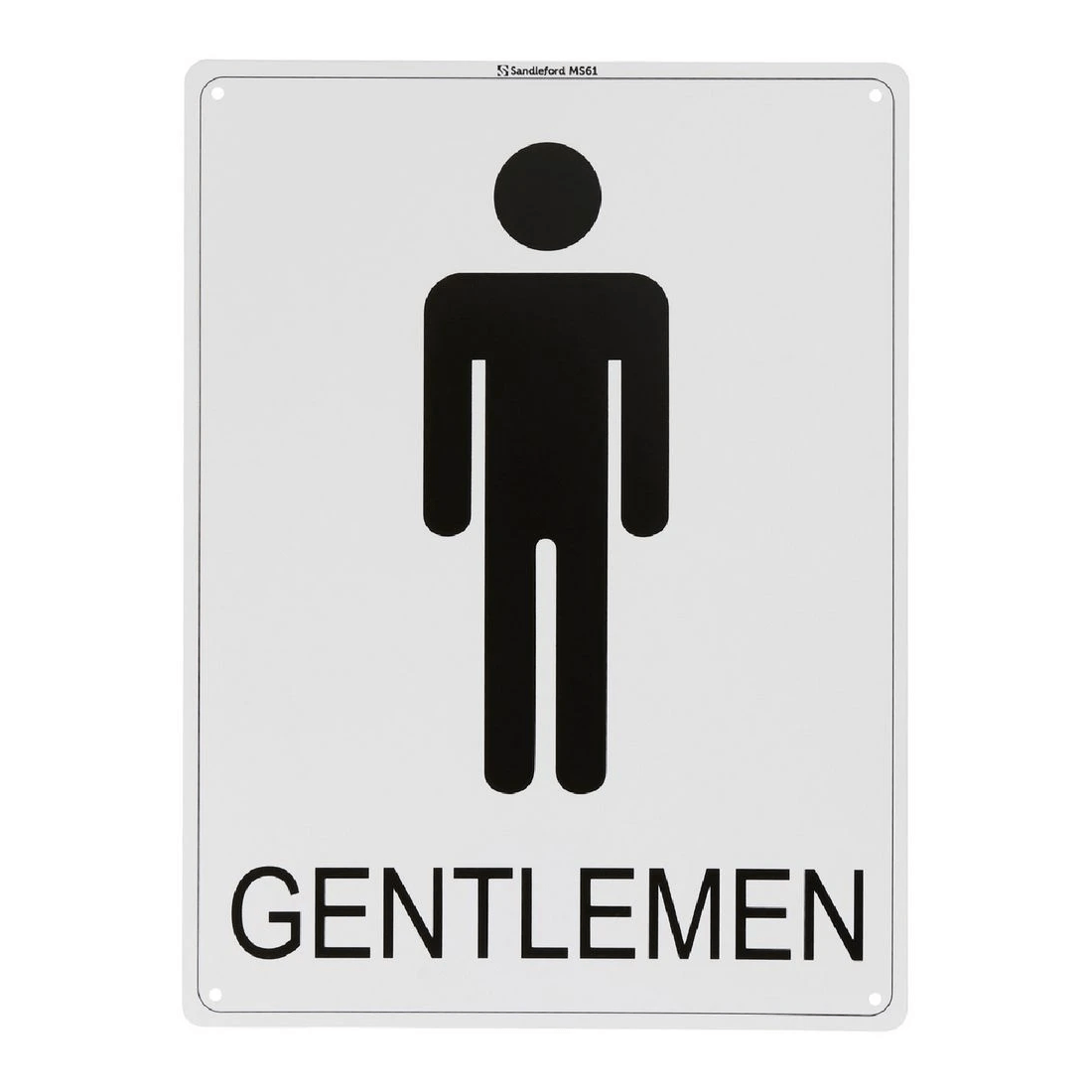 1 Sandleford Gentlemen Sign 300 x 225mm, 1 of 1