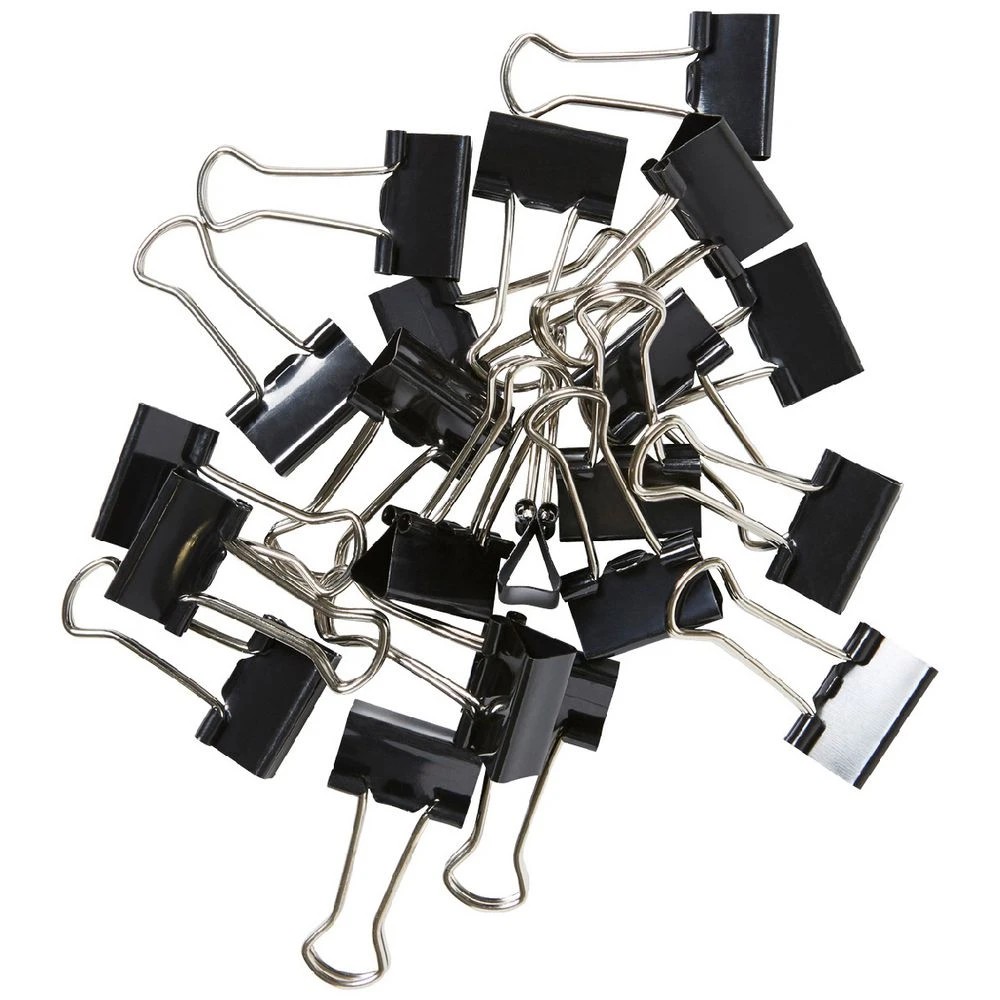 1 J.Burrows 19mm Foldback Clips 80 Pack, 1 of 3