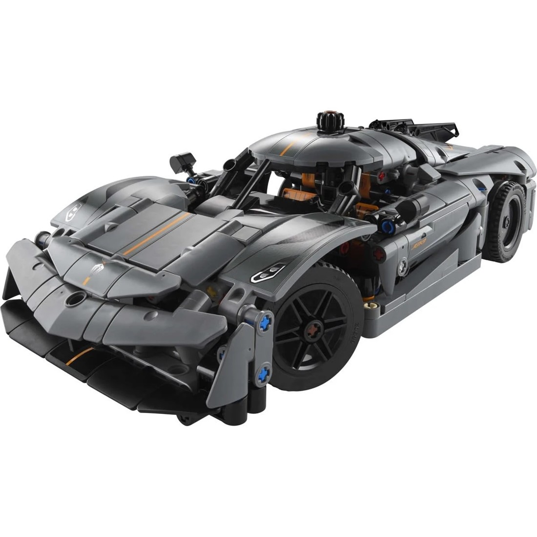 3 LEGO Technic Koenigsegg Jesko Absolut Grey Hypercar 42173, 3 of 10