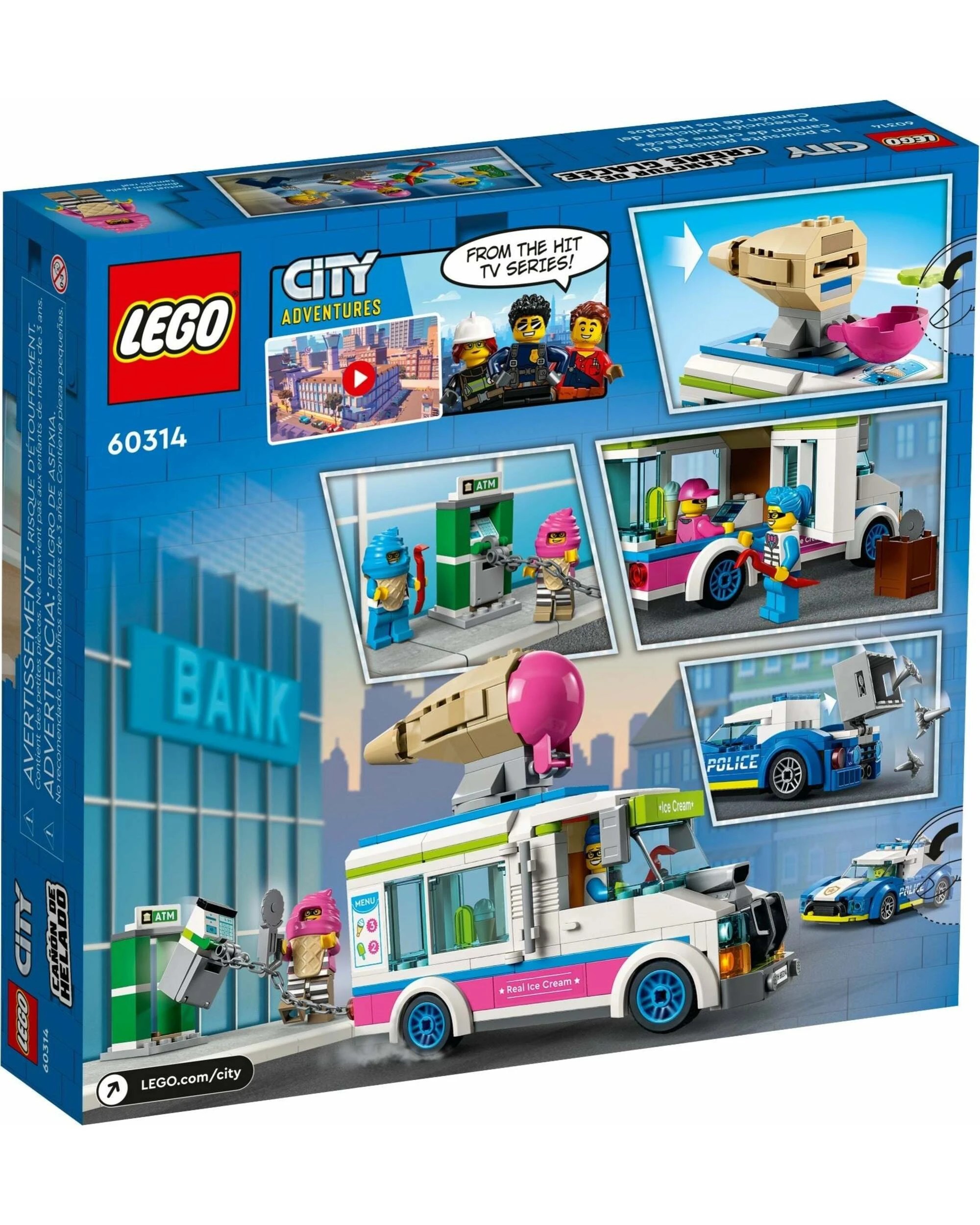 2 LEGO 60314 City Police Ice Cream Truck Chase, 2 of 5